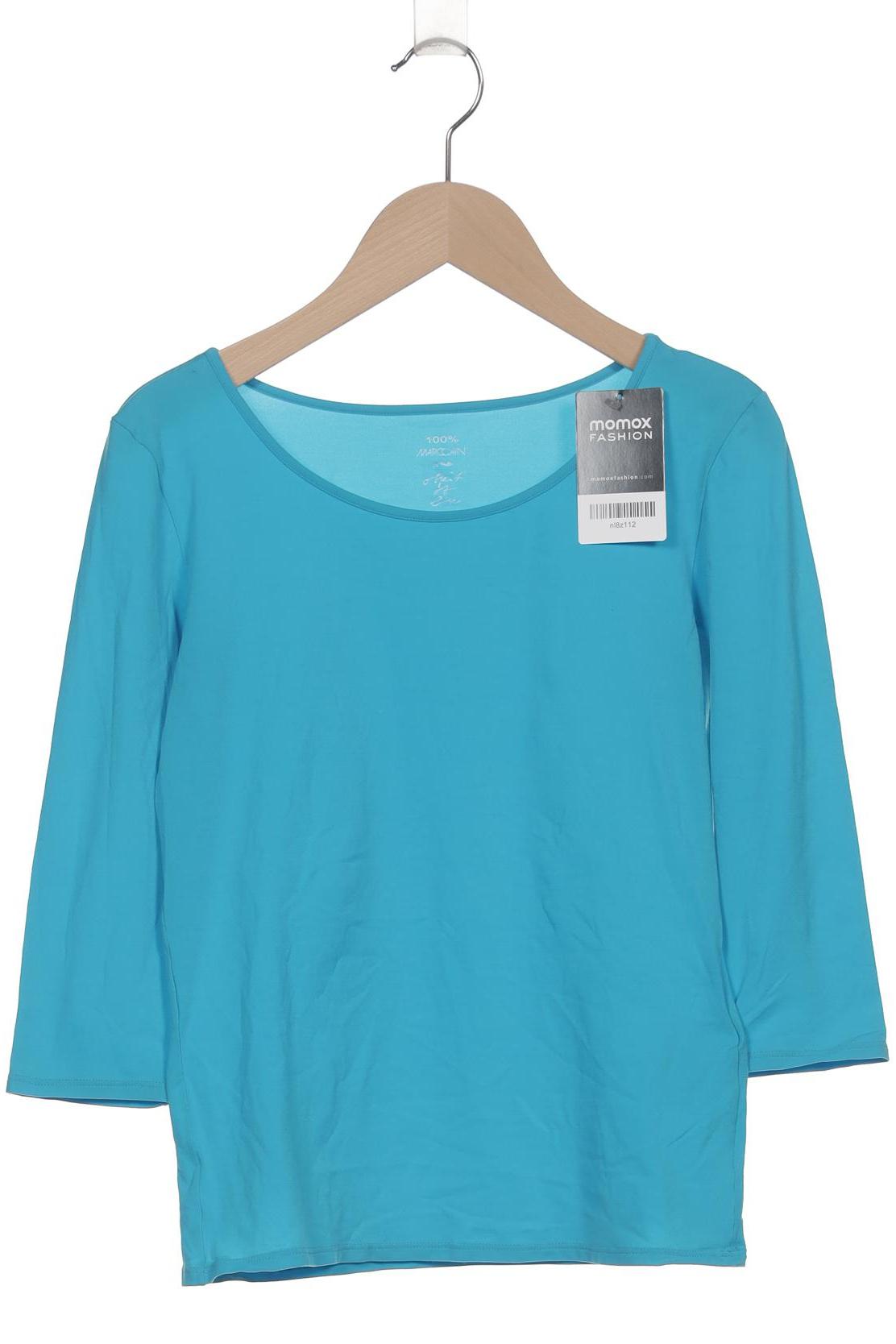 

Marc Cain Damen Langarmshirt, blau, Gr. 36