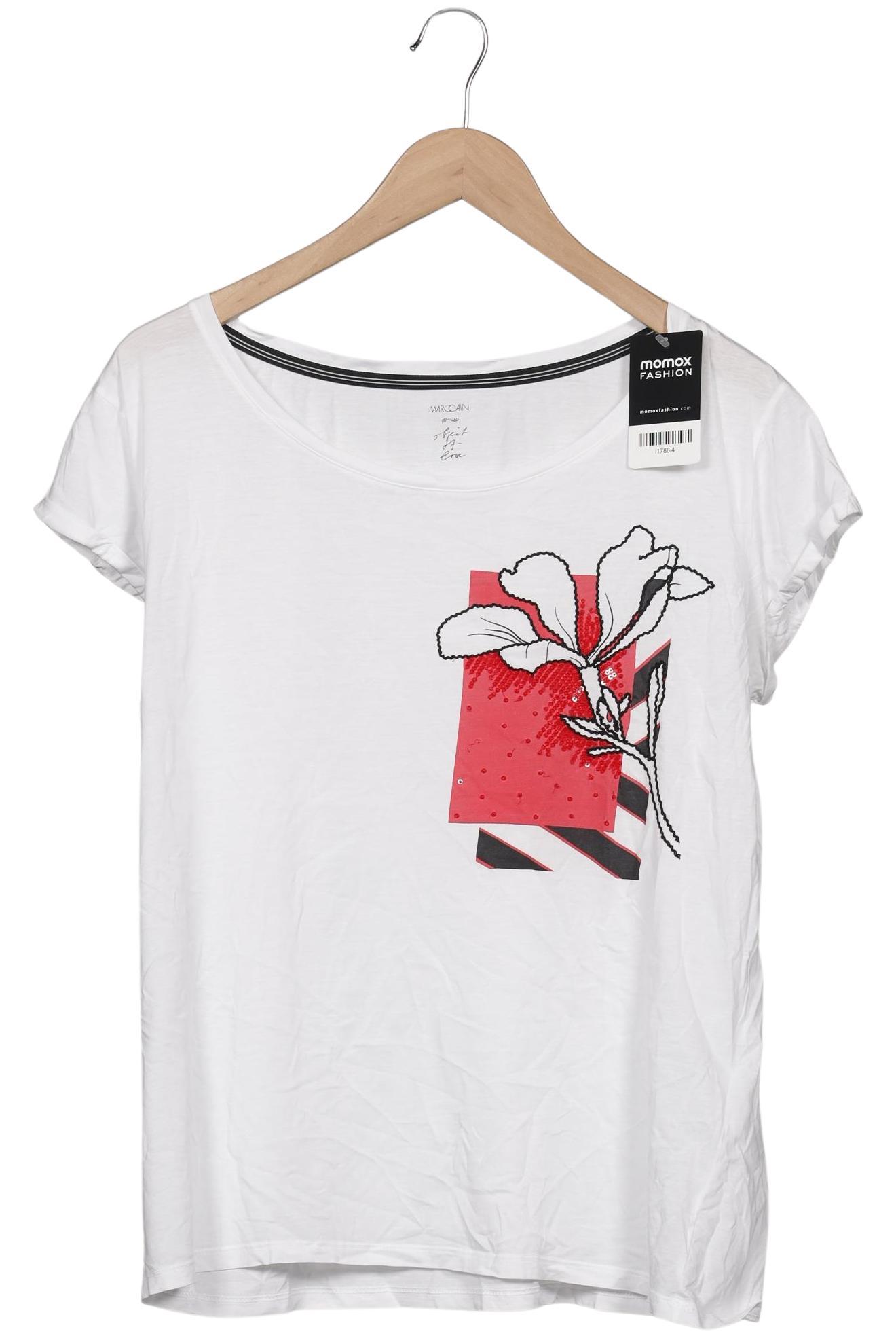 

Marc Cain Damen T-Shirt, weiß, Gr. 40