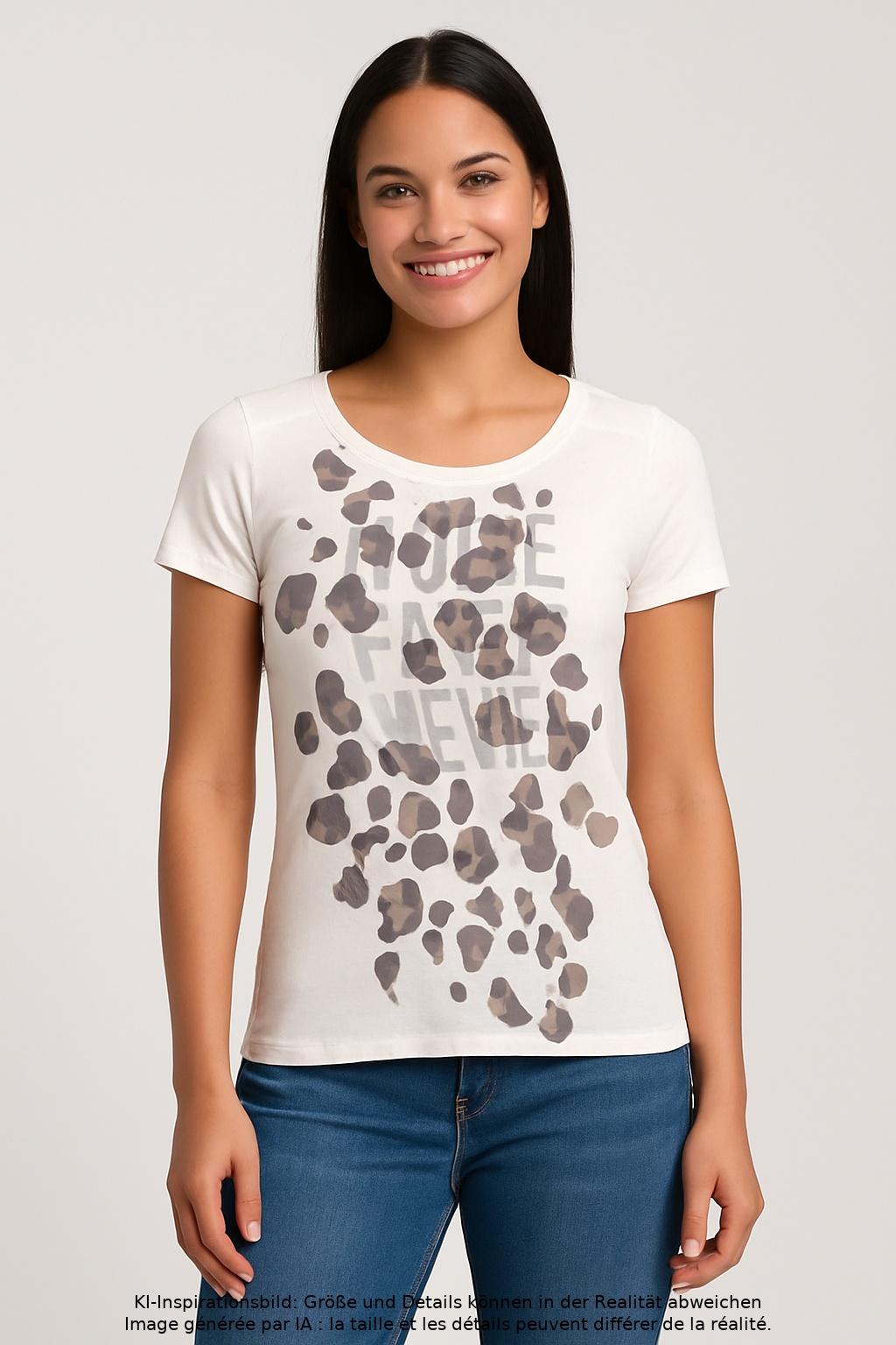 

Marc Cain Damen T-Shirt, weiß, Gr. 32