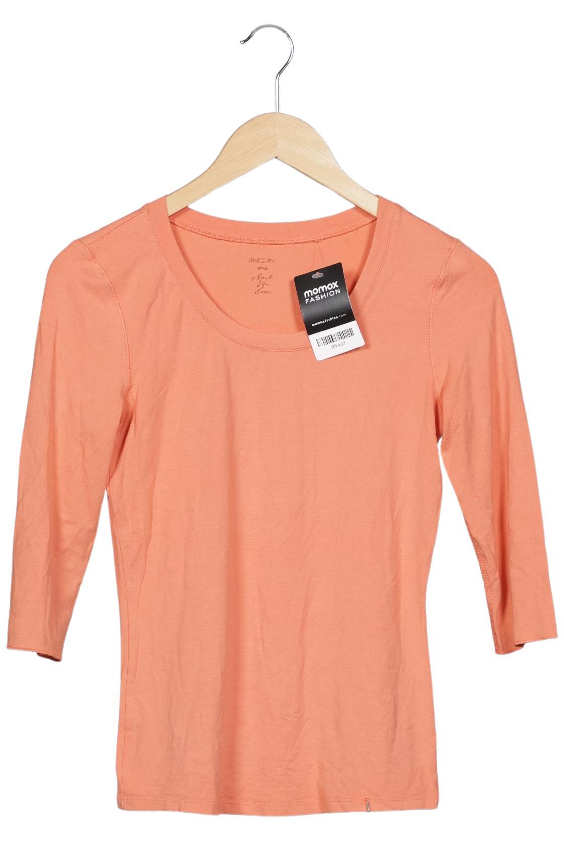 

Marc Cain Damen Langarmshirt, orange, Gr. 32