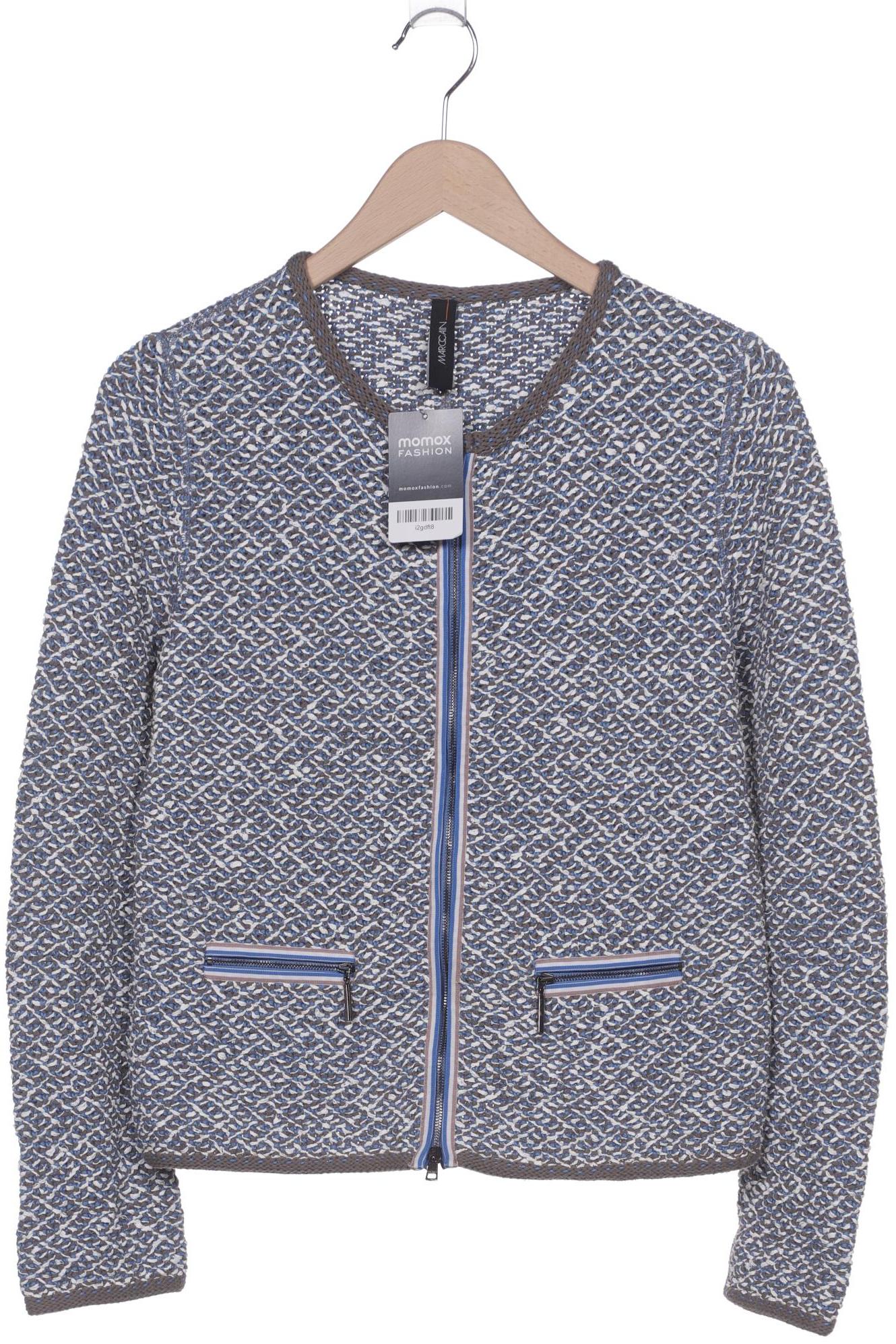 

Marc Cain Damen Strickjacke, blau, Gr. 36