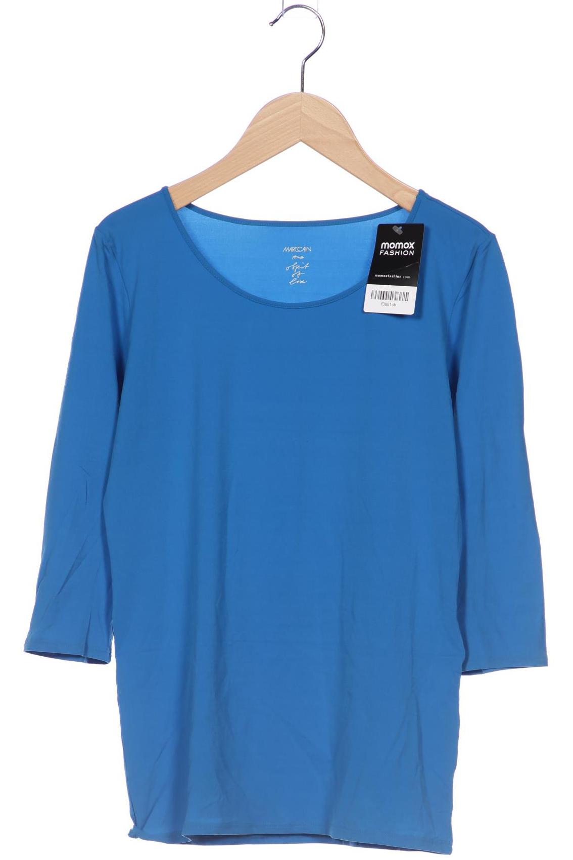 

Marc Cain Damen Langarmshirt, blau, Gr. 40