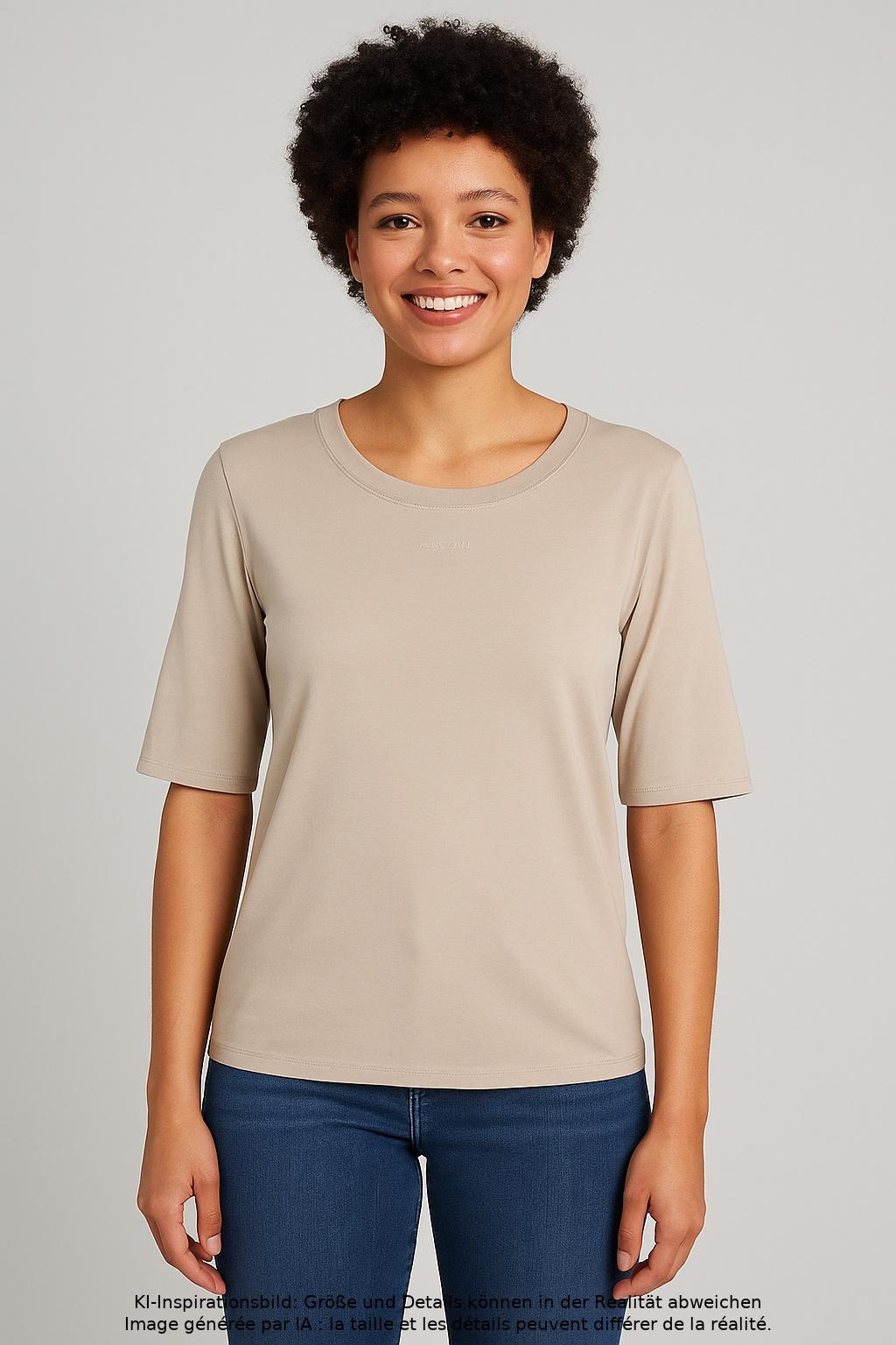 

Marc Cain Damen T-Shirt, beige, Gr. 44