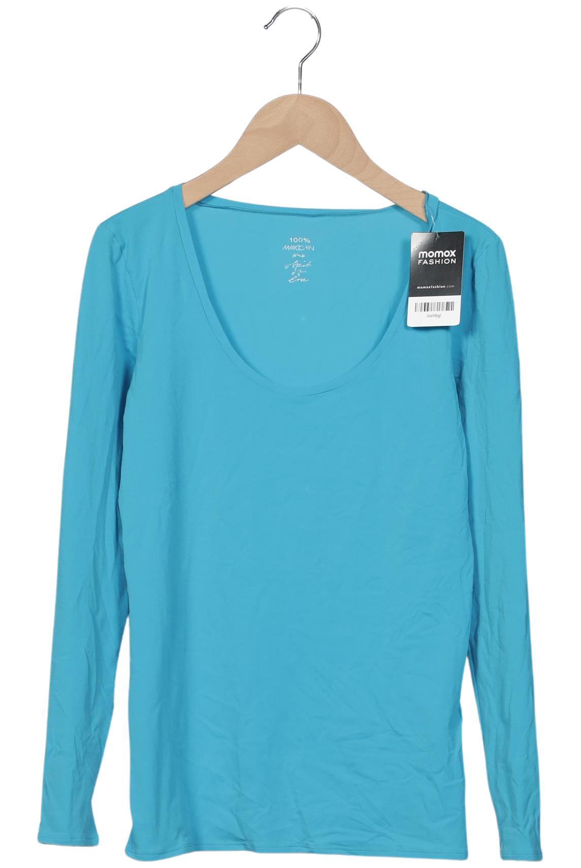 

Marc Cain Damen Langarmshirt, blau, Gr. 36