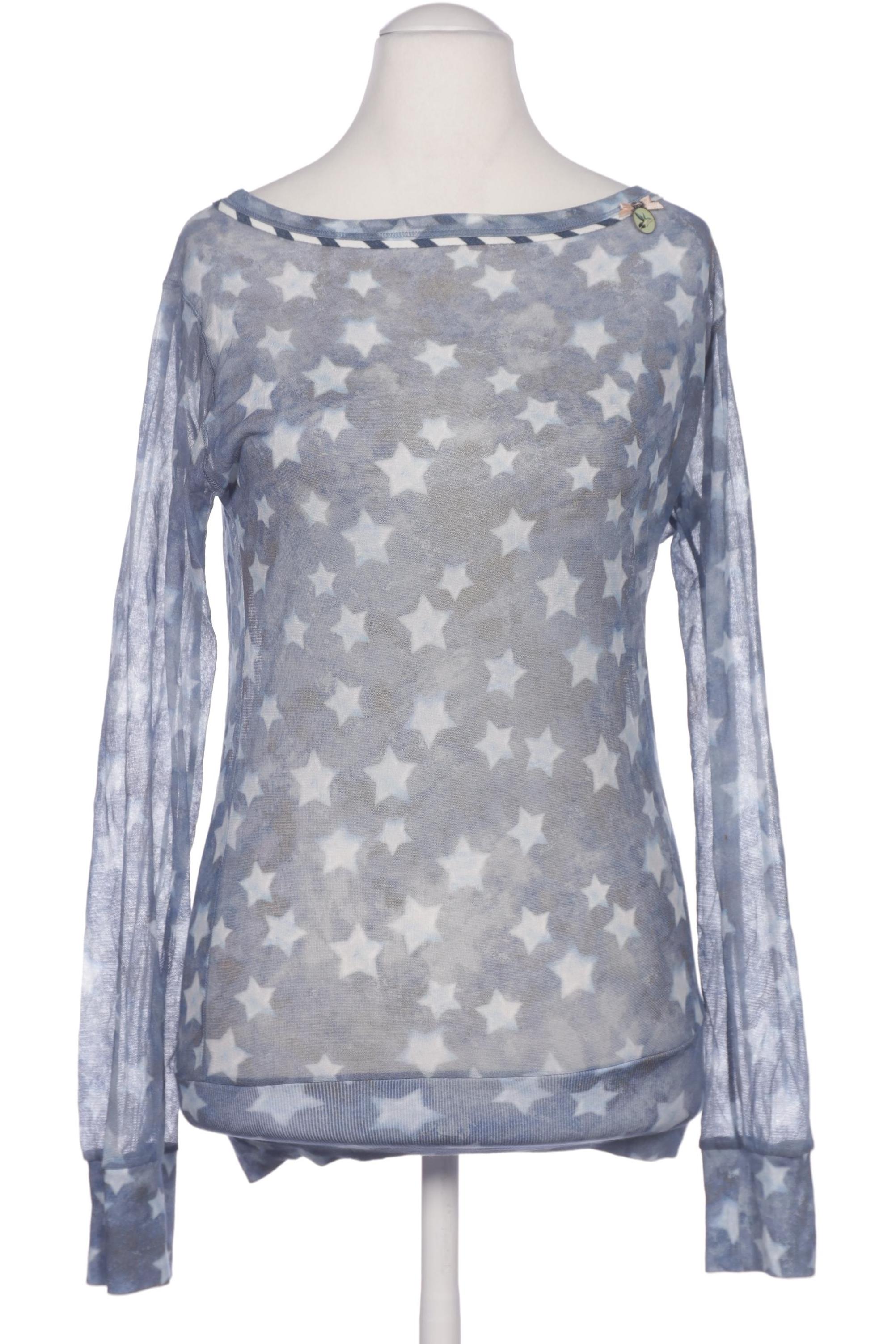 

Marc Cain Damen Langarmshirt, blau, Gr. 36