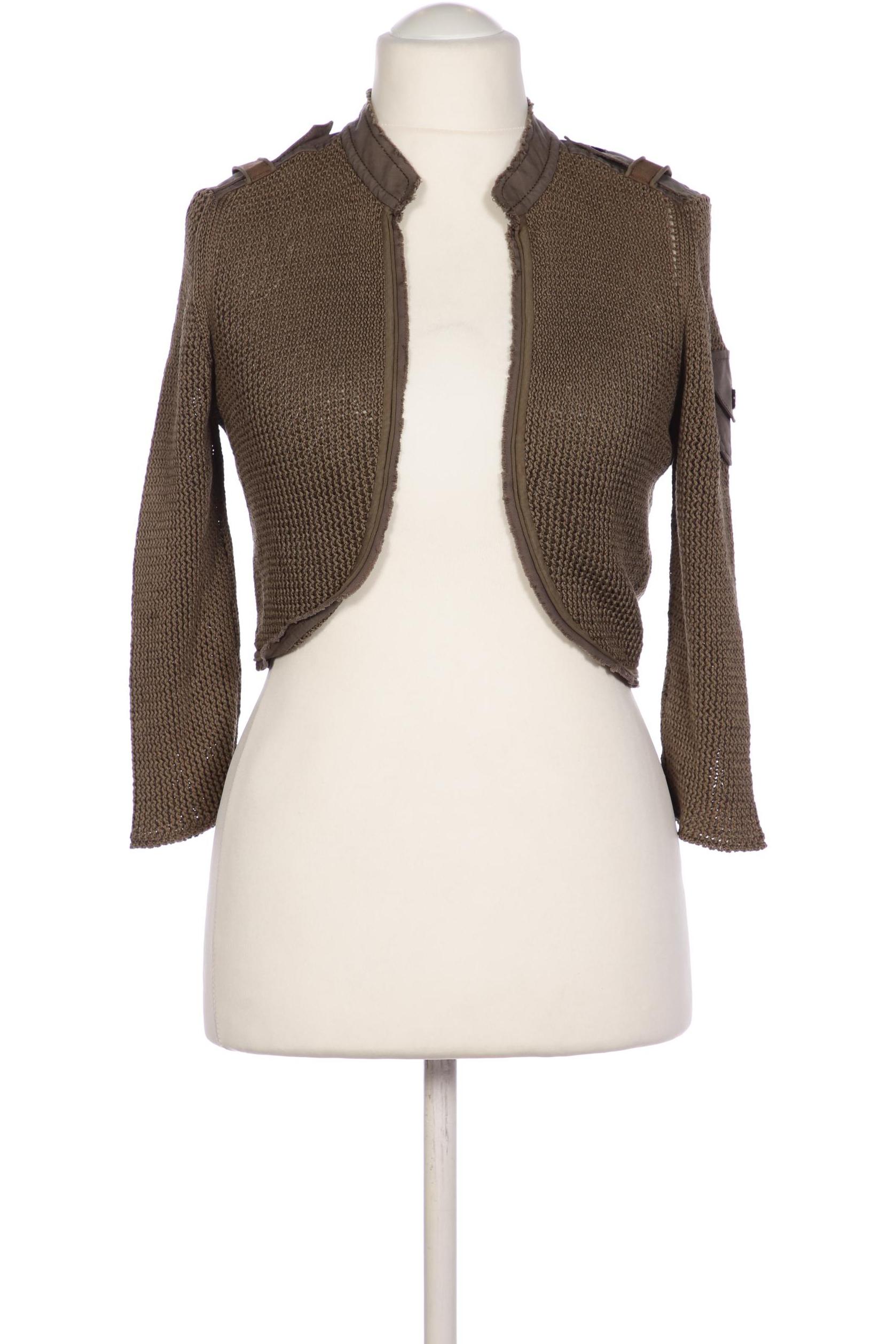 

Marc Cain Damen Strickjacke, grün, Gr. 38