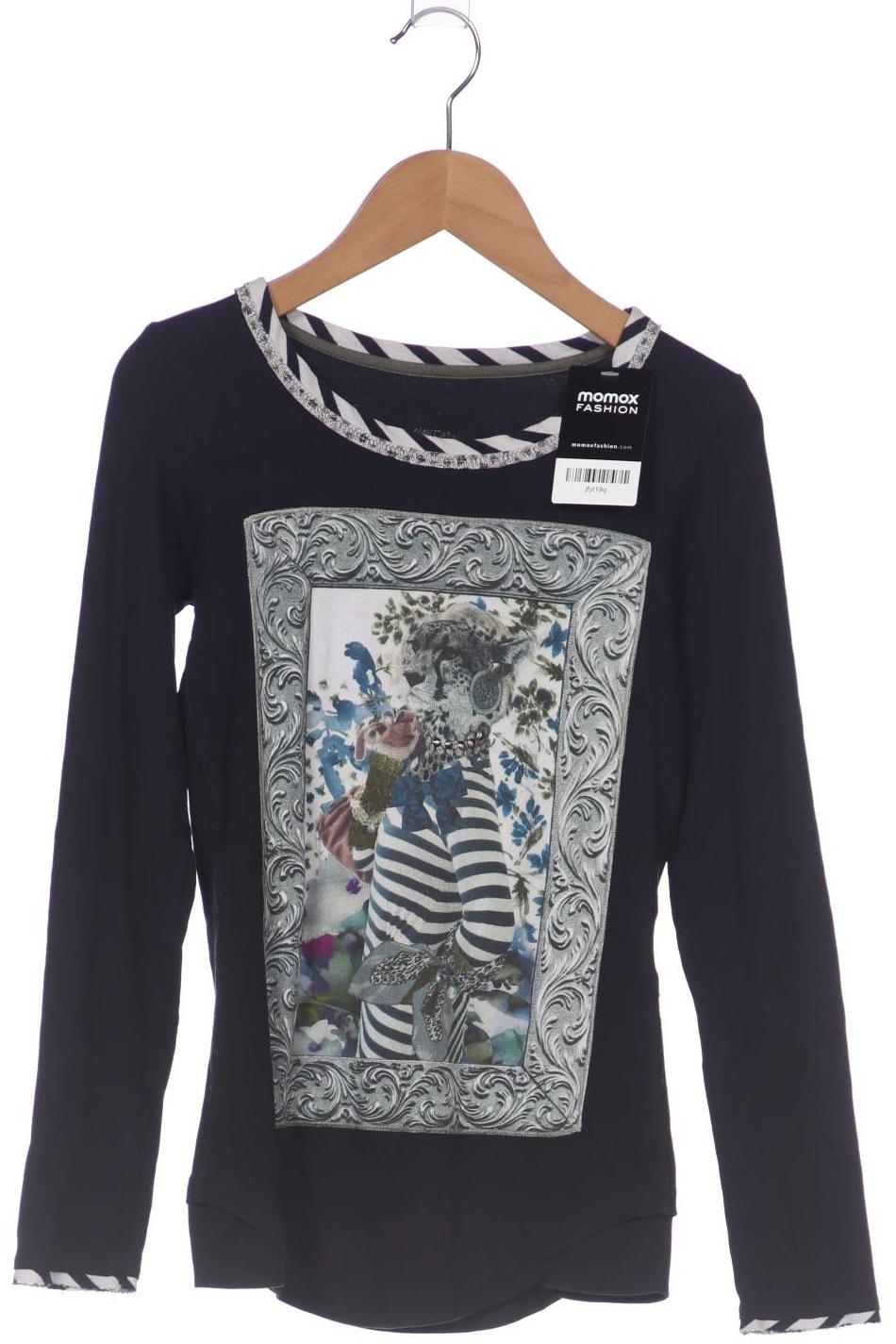 

Marc Cain Damen Langarmshirt, marineblau, Gr. 32
