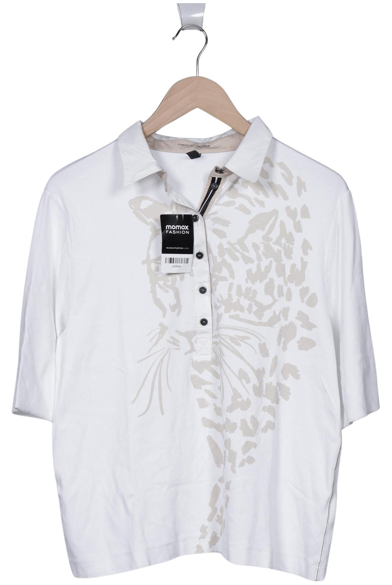 

Marc Cain Damen Poloshirt, weiß, Gr. 46