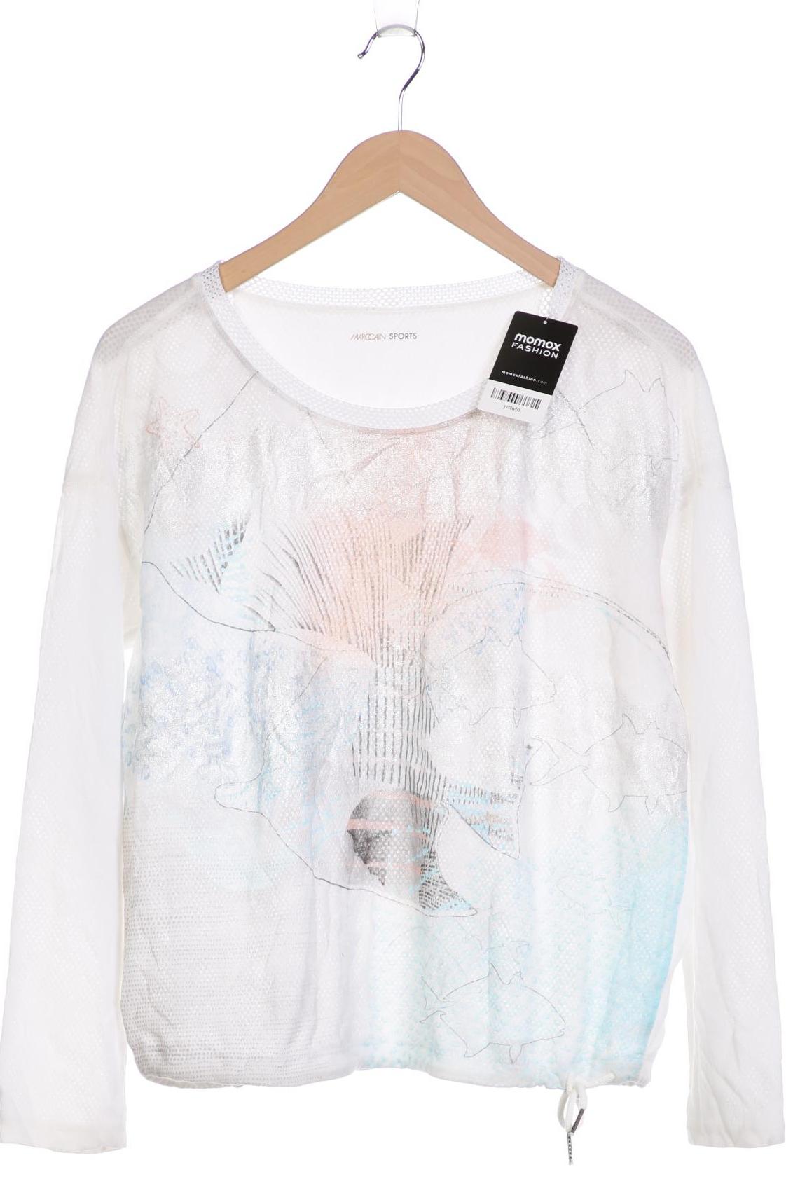 

Marc Cain Damen Langarmshirt, weiß, Gr. 44