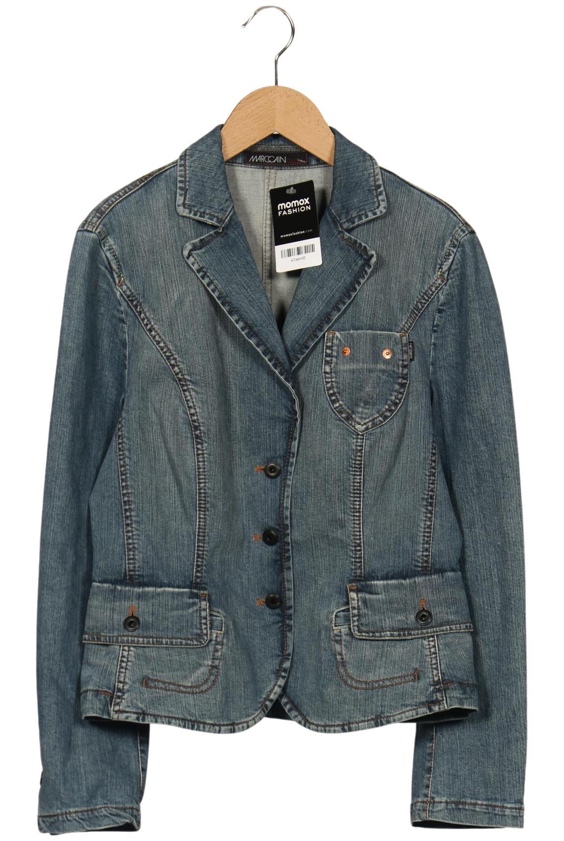

Marc Cain Damen Jacke, blau, Gr. 38