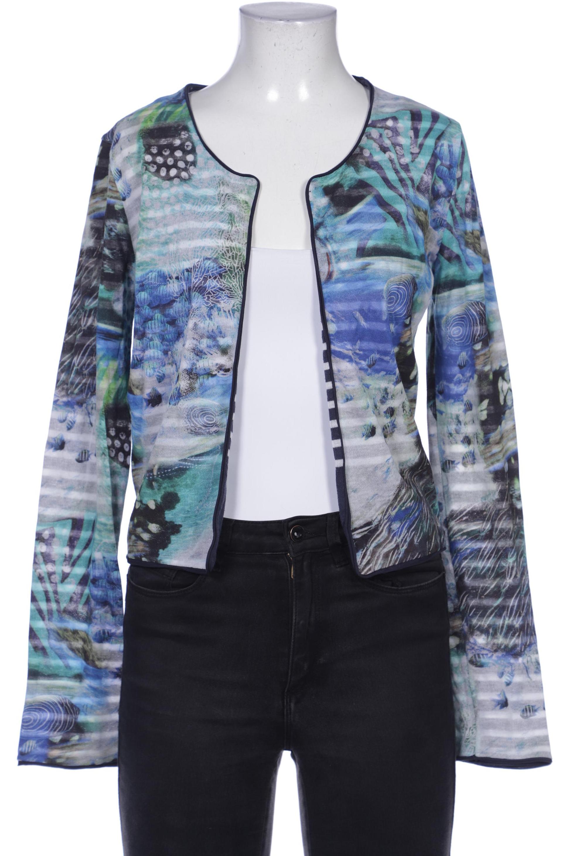 

Marc Cain Damen Strickjacke, blau, Gr. 36