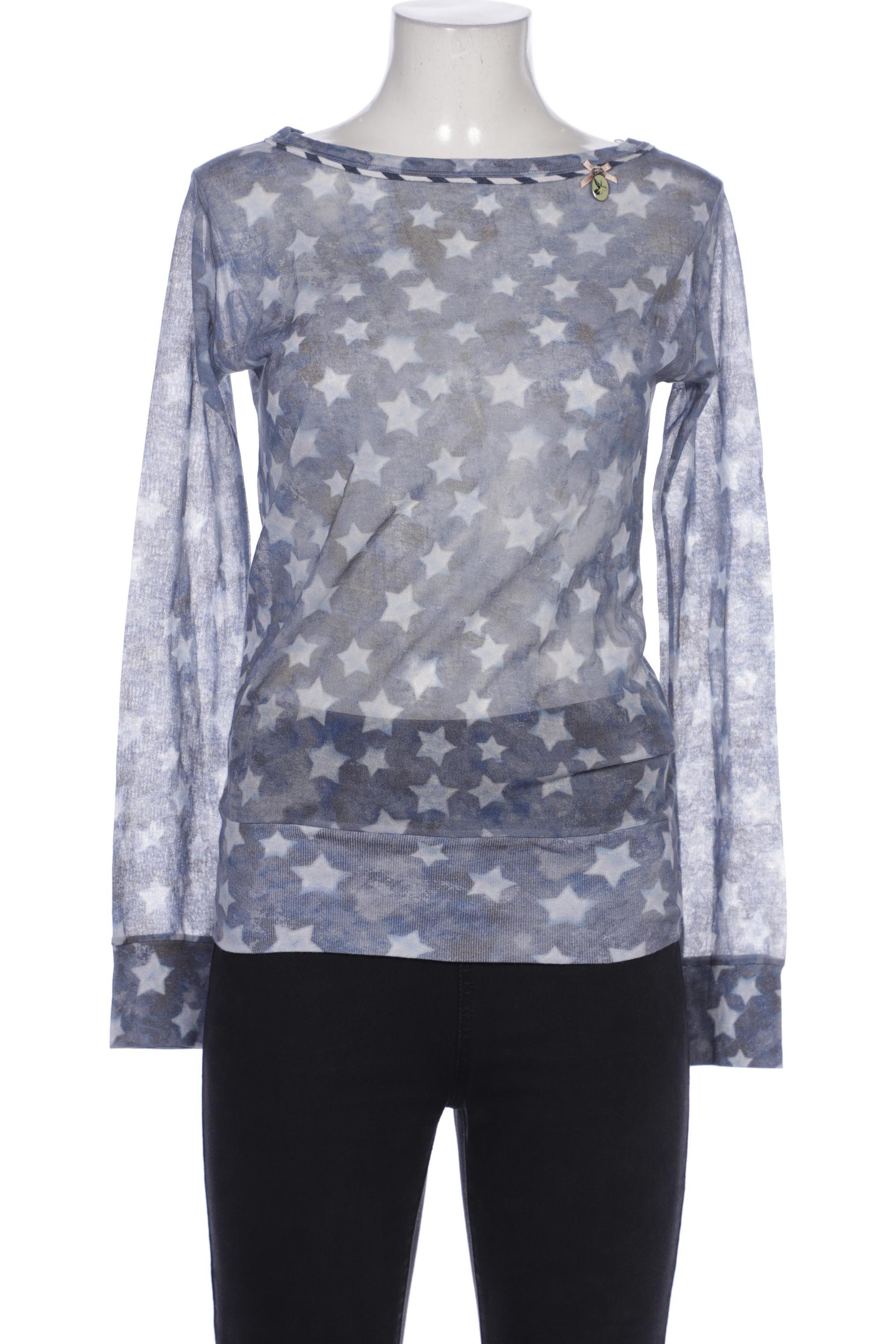 

Marc Cain Damen Langarmshirt, blau, Gr. 38