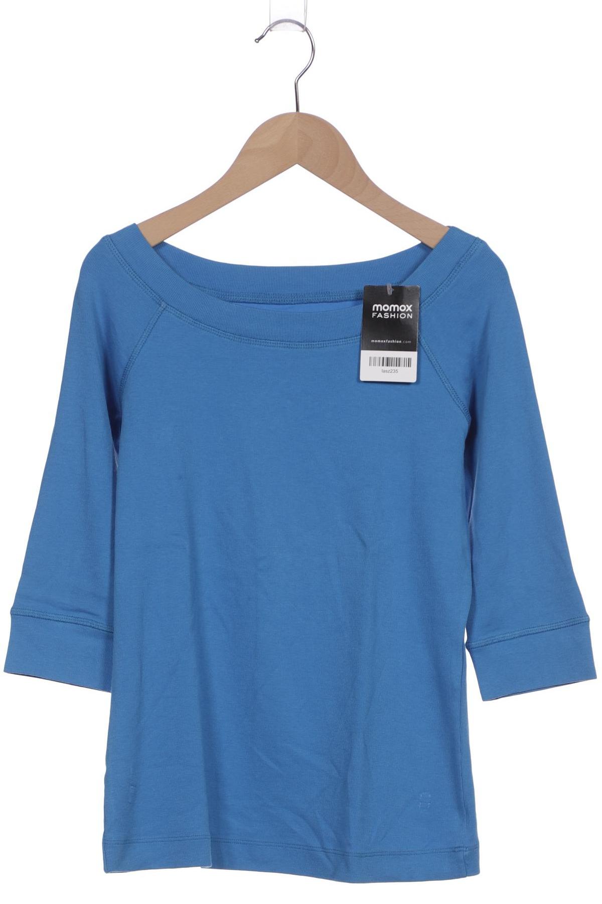 

Marc Cain Damen Langarmshirt, blau, Gr. 40