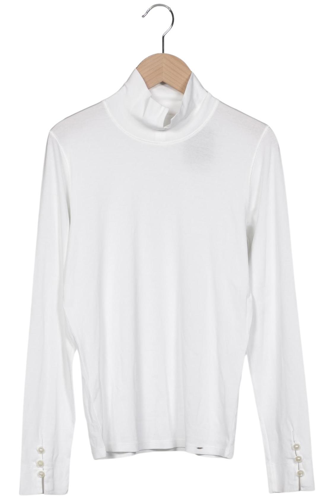 

Marc Cain Damen Langarmshirt, weiß, Gr. 34