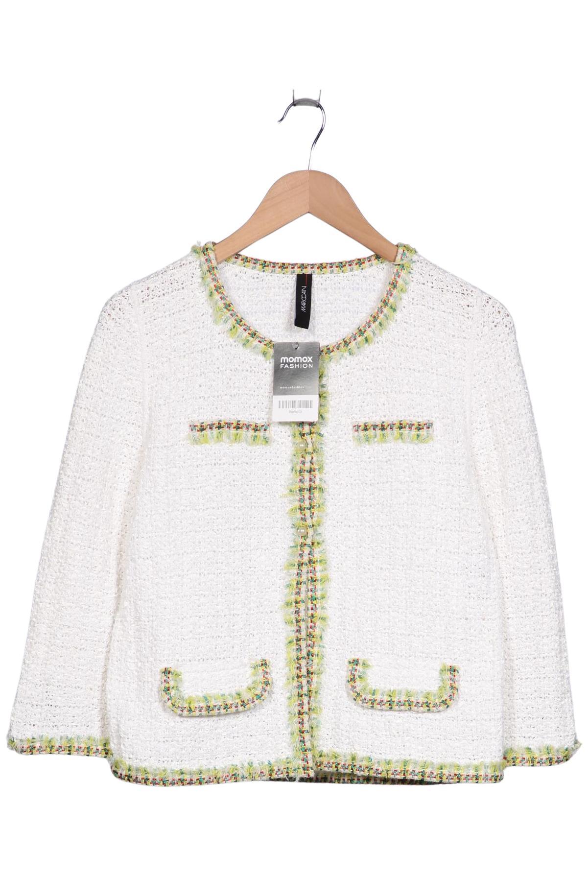 

Marc Cain Damen Strickjacke, weiß, Gr. 38