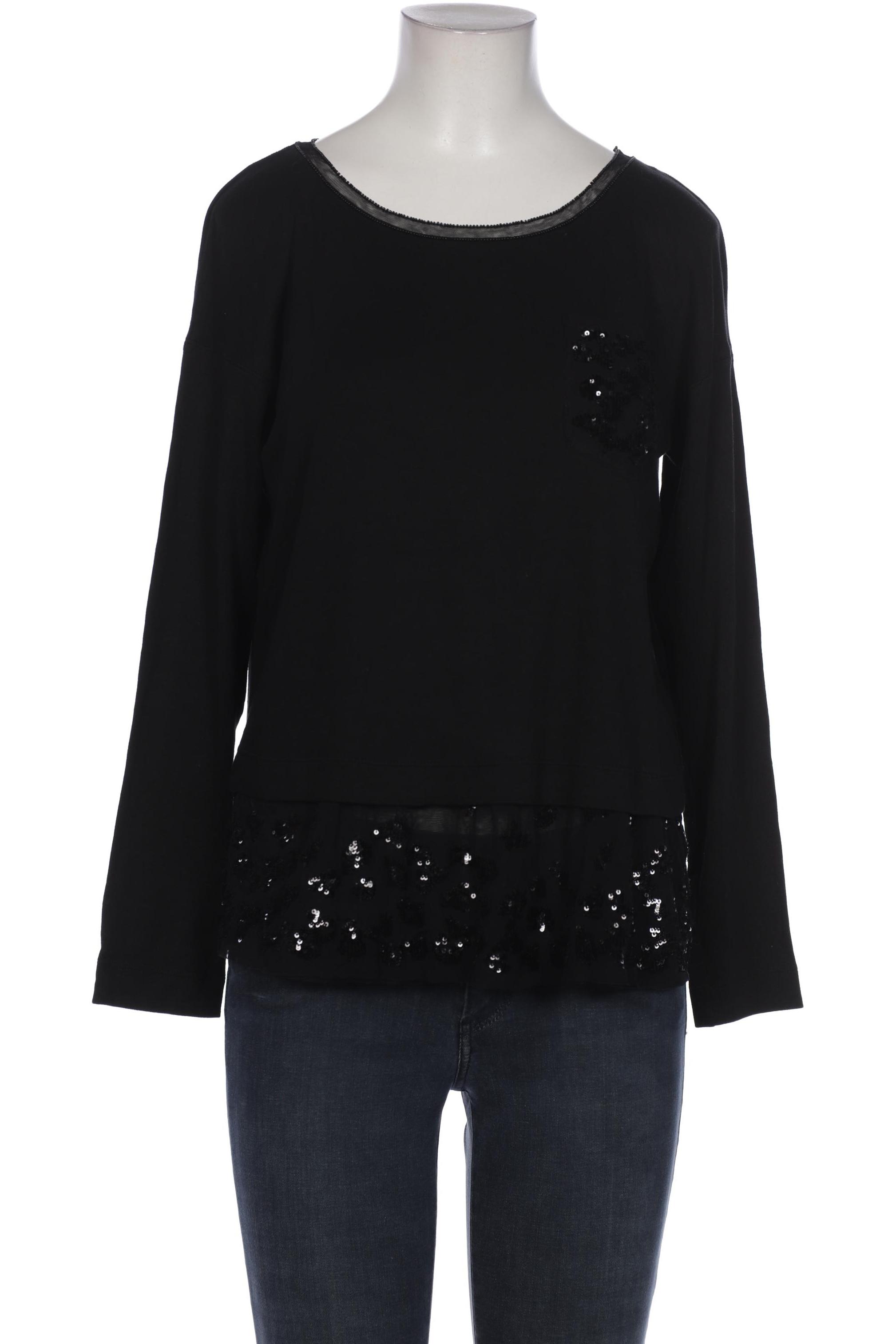 

Marc Cain Damen Langarmshirt, schwarz, Gr. 34