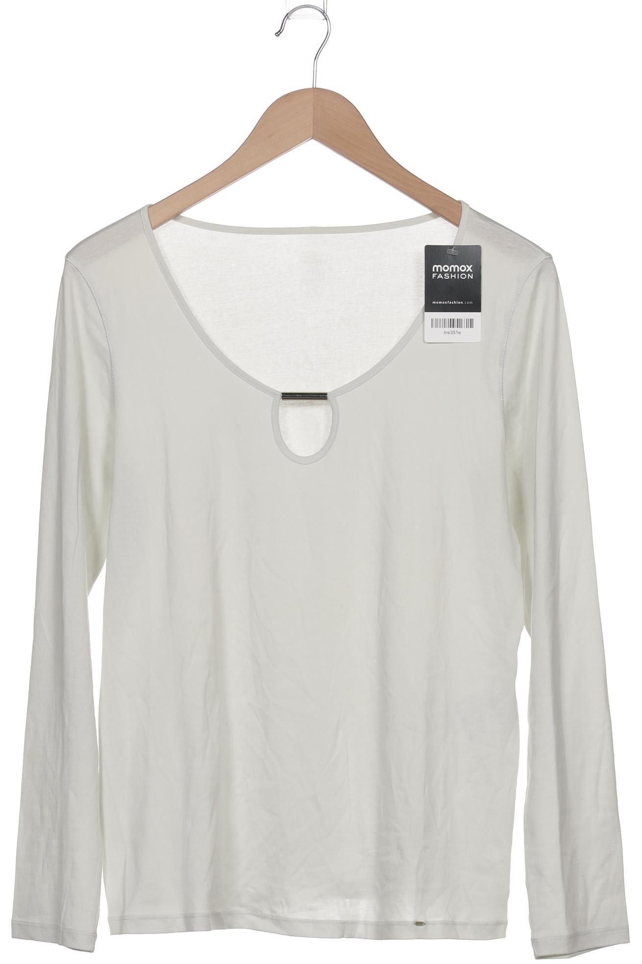 

Marc Cain Damen Langarmshirt, weiß, Gr. 44