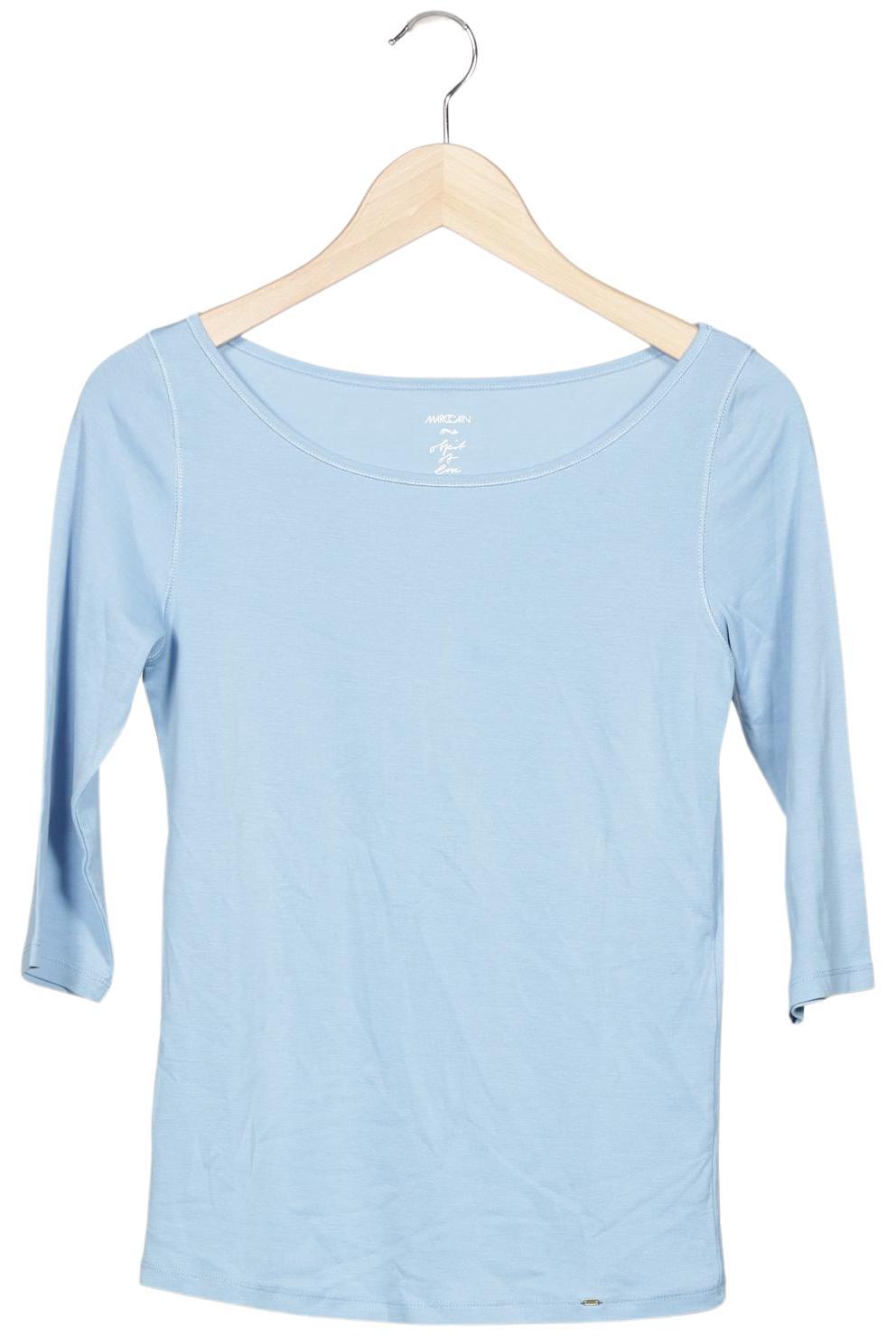 

Marc Cain Damen Langarmshirt, hellblau, Gr. 38