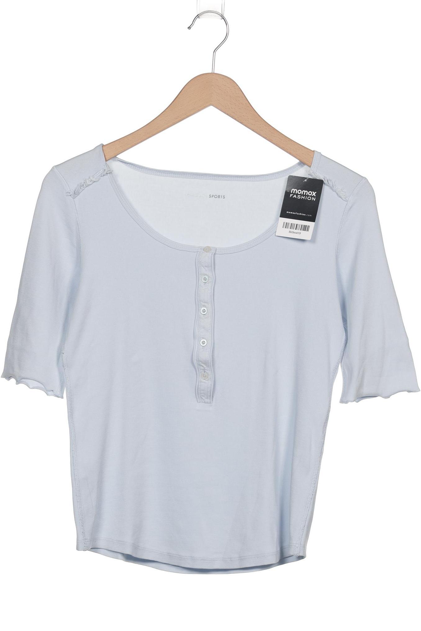 

Marc Cain Damen Langarmshirt, hellblau, Gr. 40
