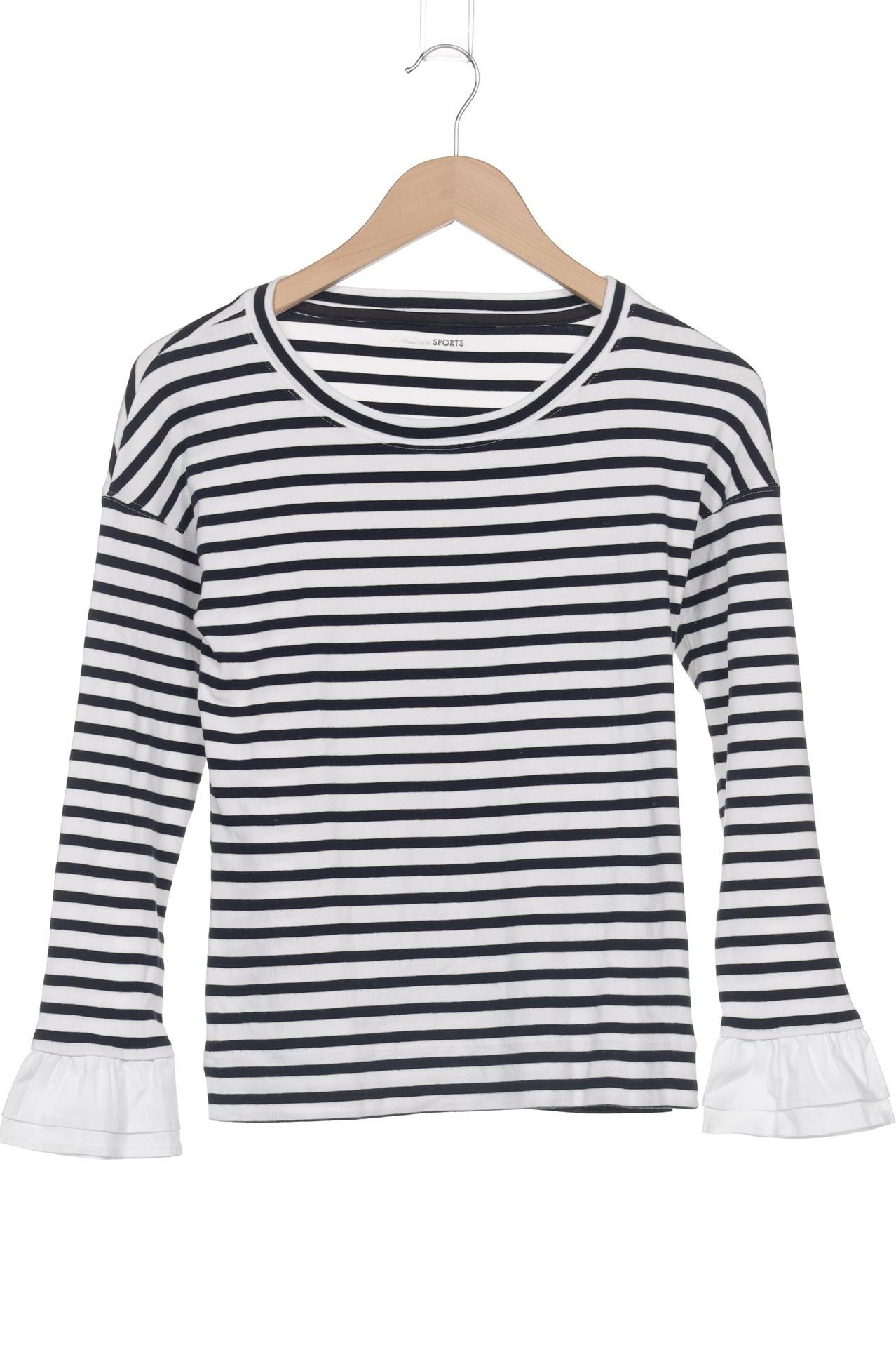 

Marc Cain Damen Langarmshirt, weiß, Gr. 38