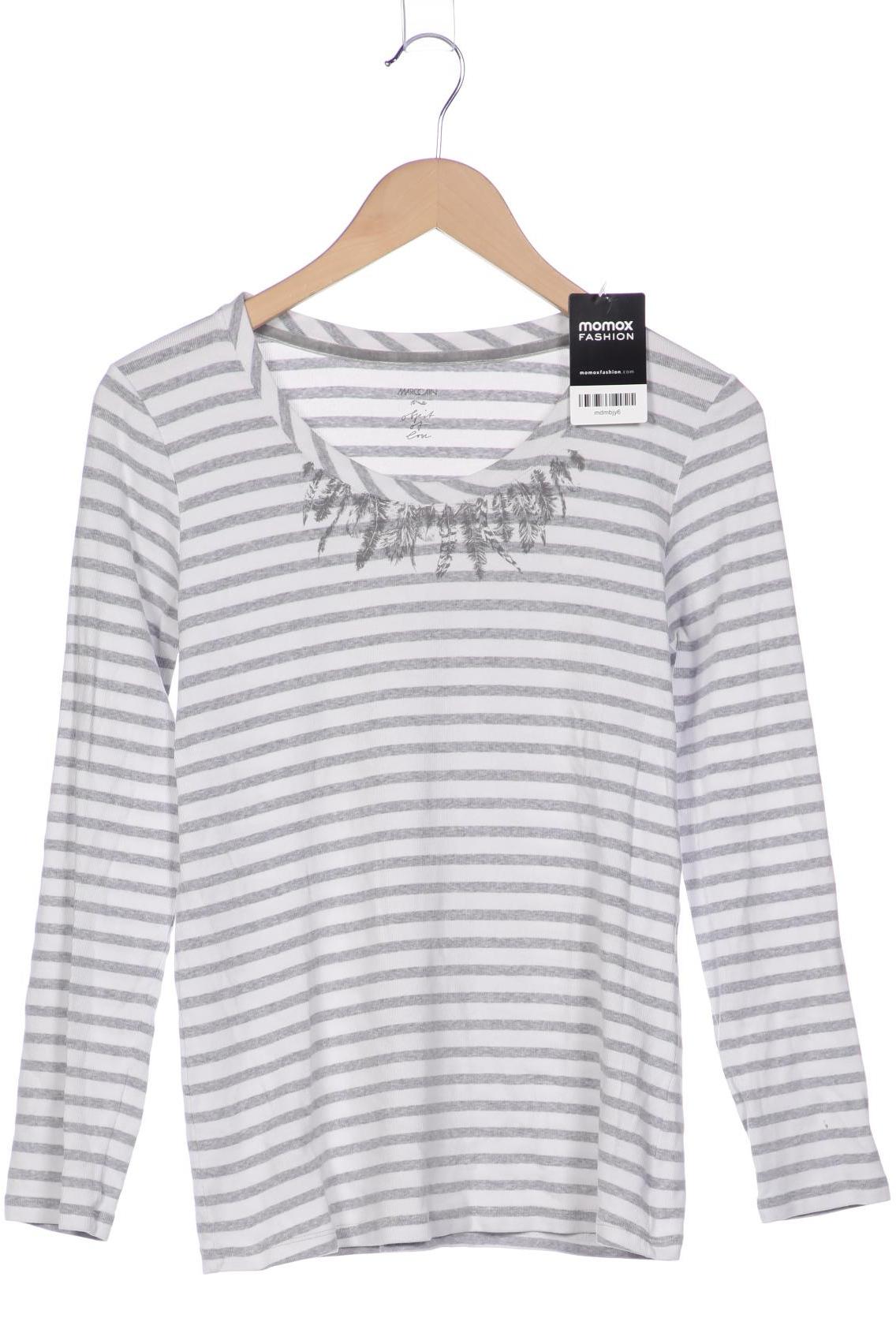 

Marc Cain Damen Langarmshirt, weiß, Gr. 34