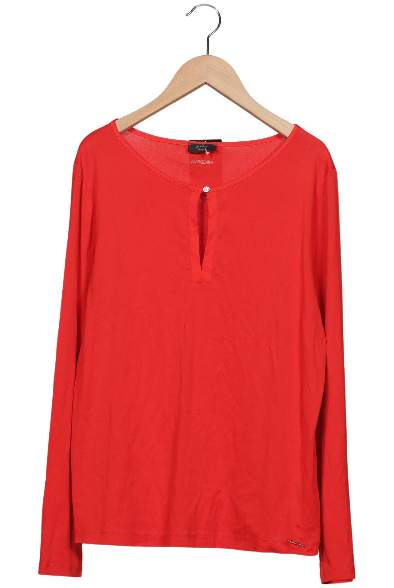 

Marc Cain Damen Langarmshirt, rot, Gr. 40