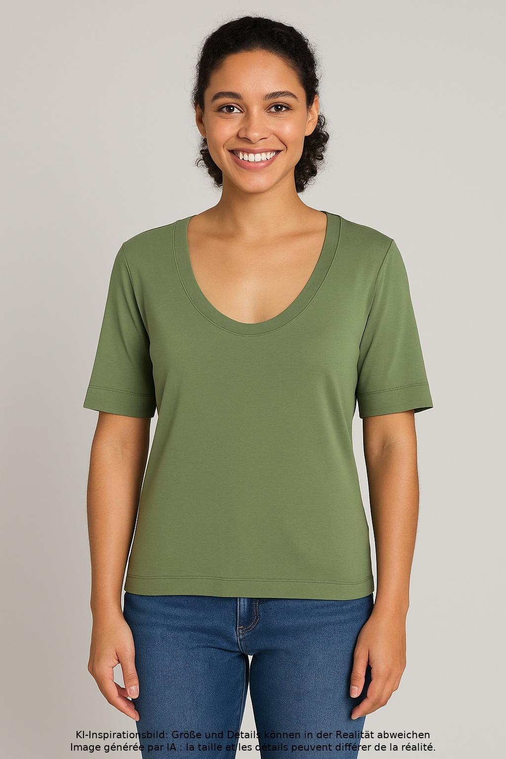 

Marc Cain Damen T-Shirt, grün, Gr. 36