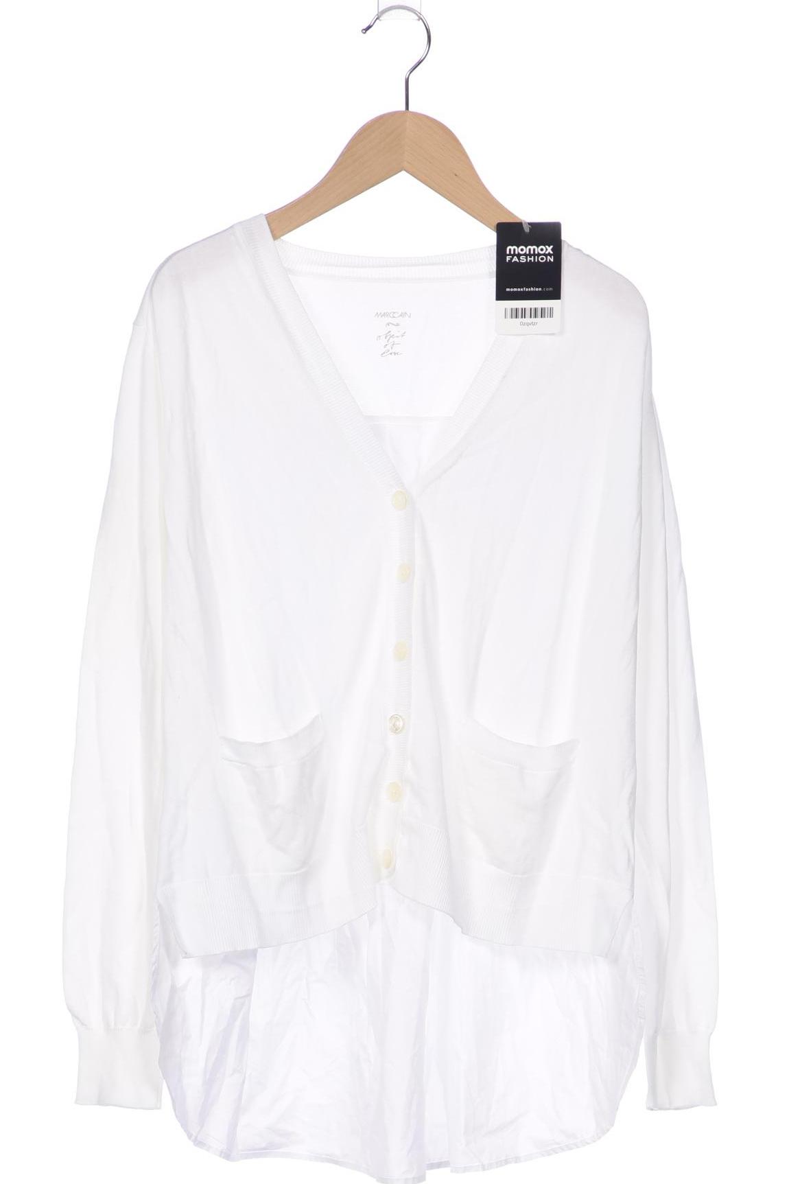 

Marc Cain Damen Strickjacke, weiß, Gr. 46