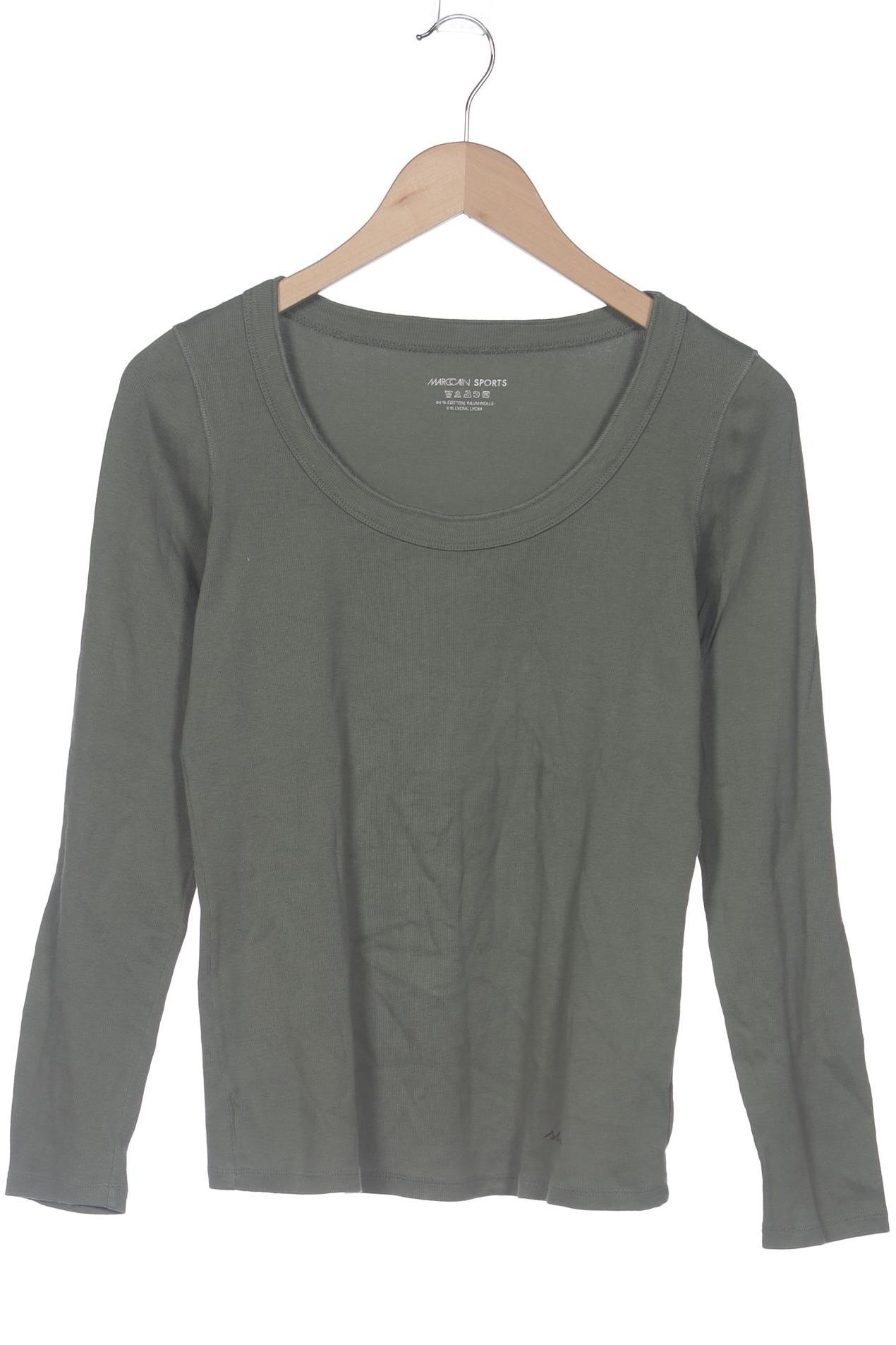 

Marc Cain Damen Langarmshirt, grün, Gr. 40