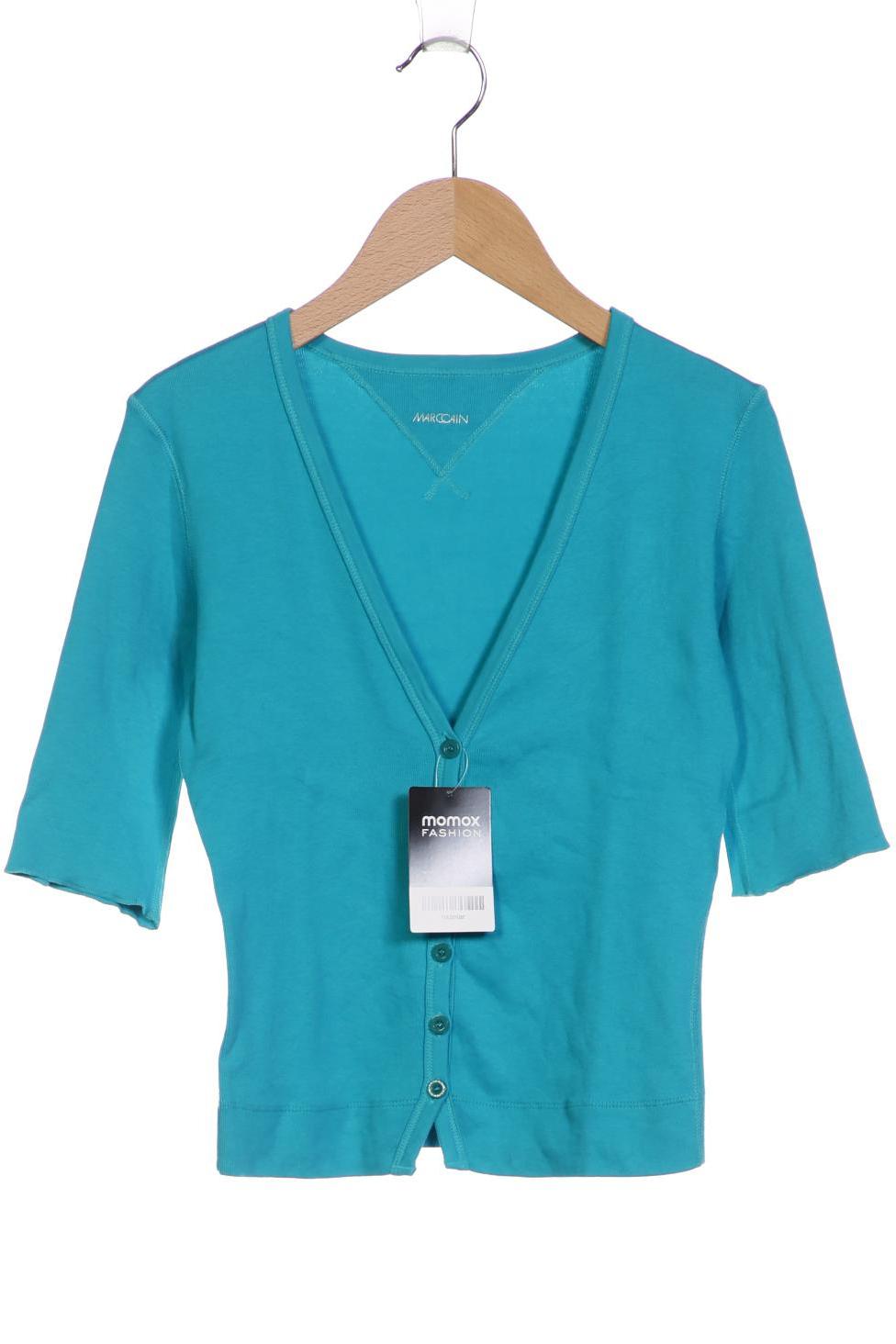 

Marc Cain Damen Strickjacke, blau, Gr. 34