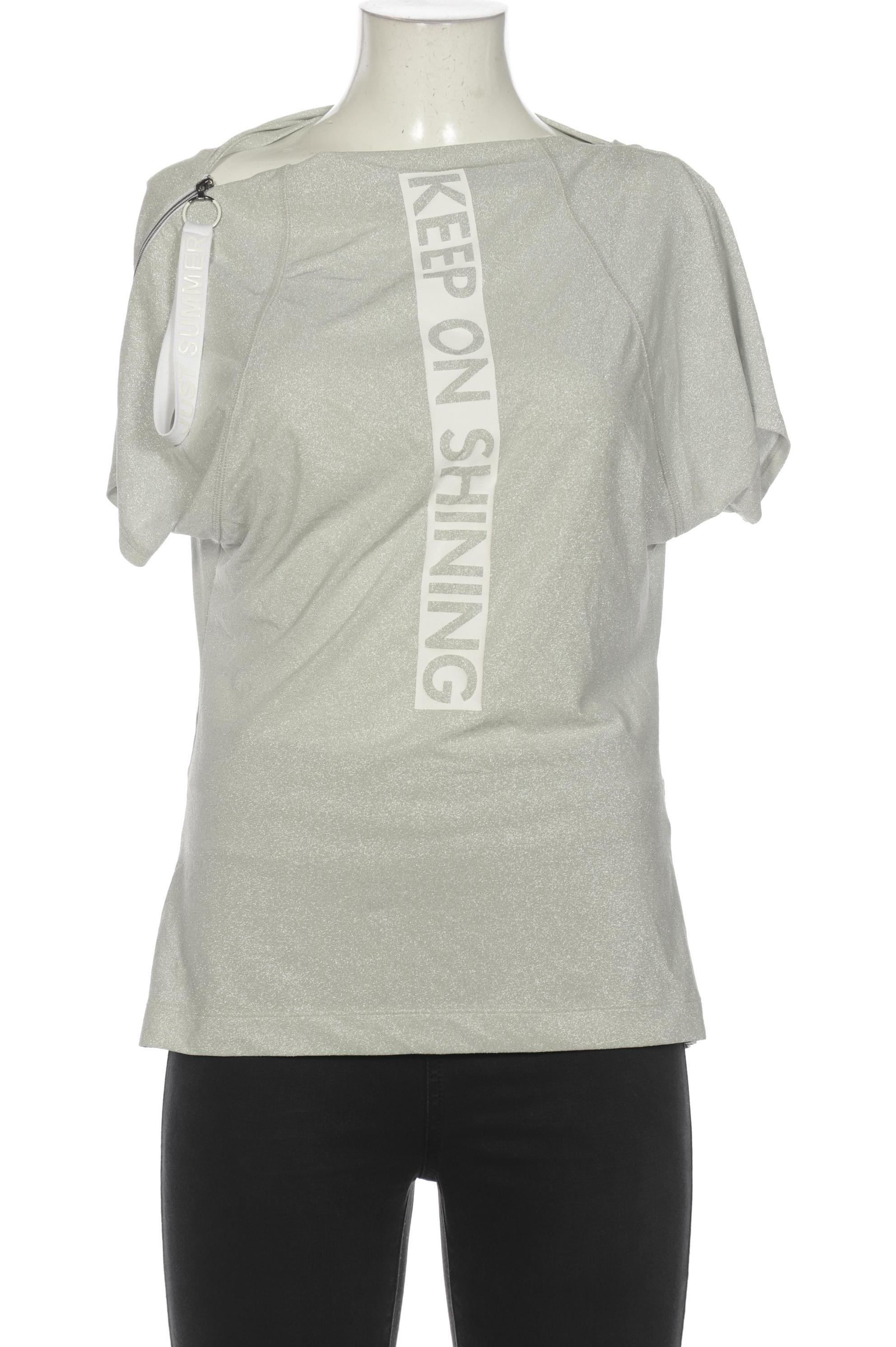 

Marc Cain Damen T-Shirt, silber, Gr. 38