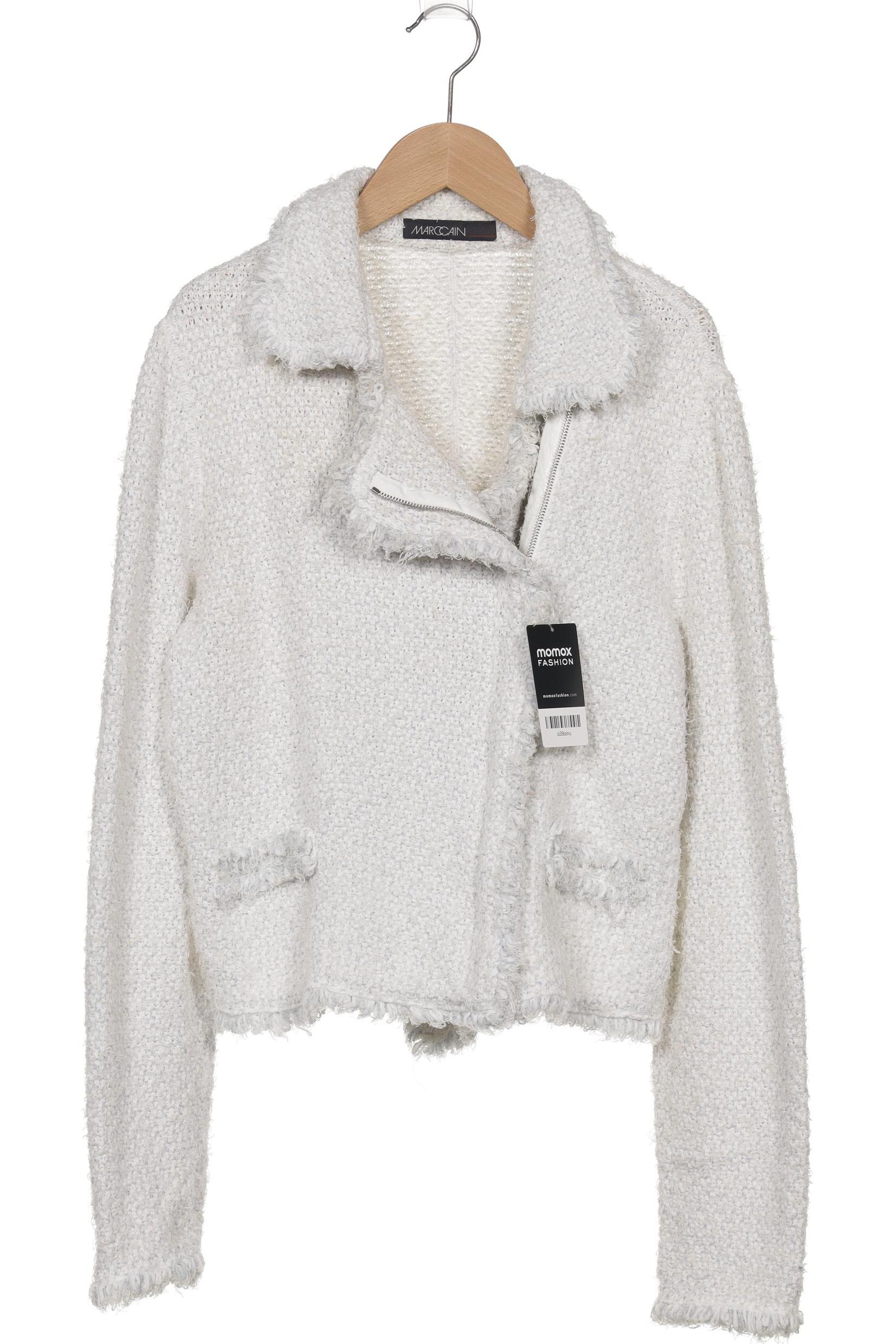 

Marc Cain Damen Strickjacke, weiß, Gr. 40