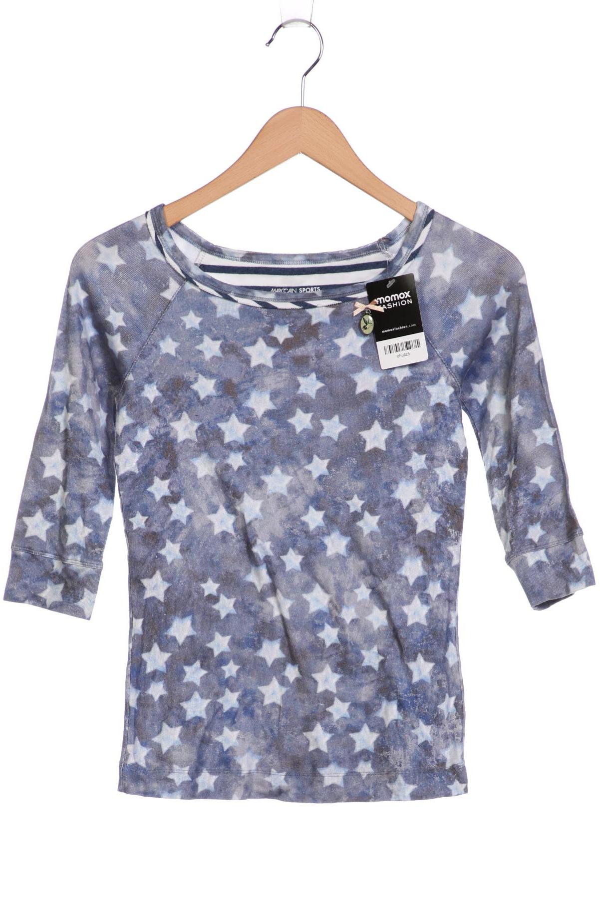 Thumbnail - Marc Cain Damen Langarmshirt, blau, Gr. 30