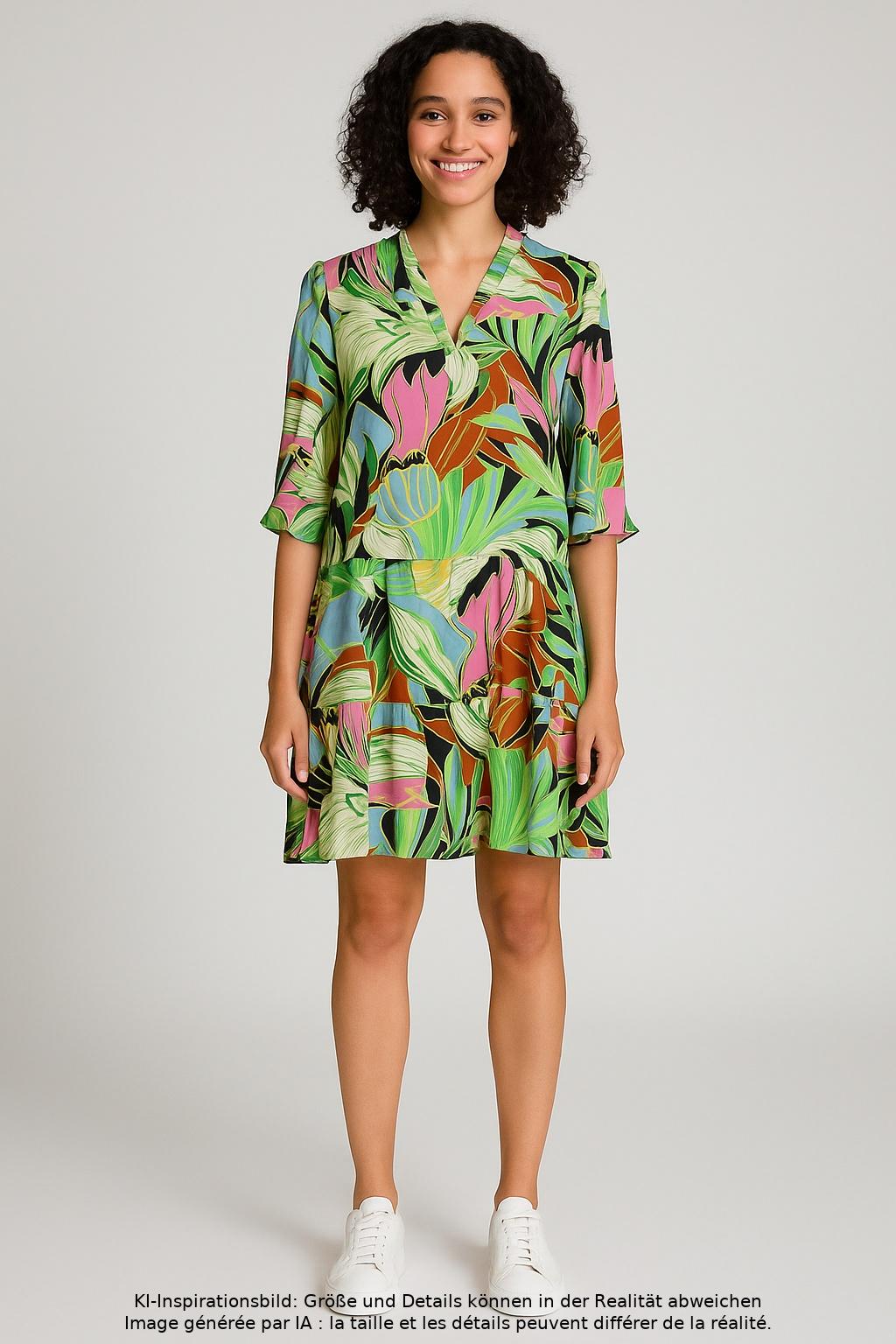 

Marc Cain Damen Kleid, mehrfarbig, Gr. 40