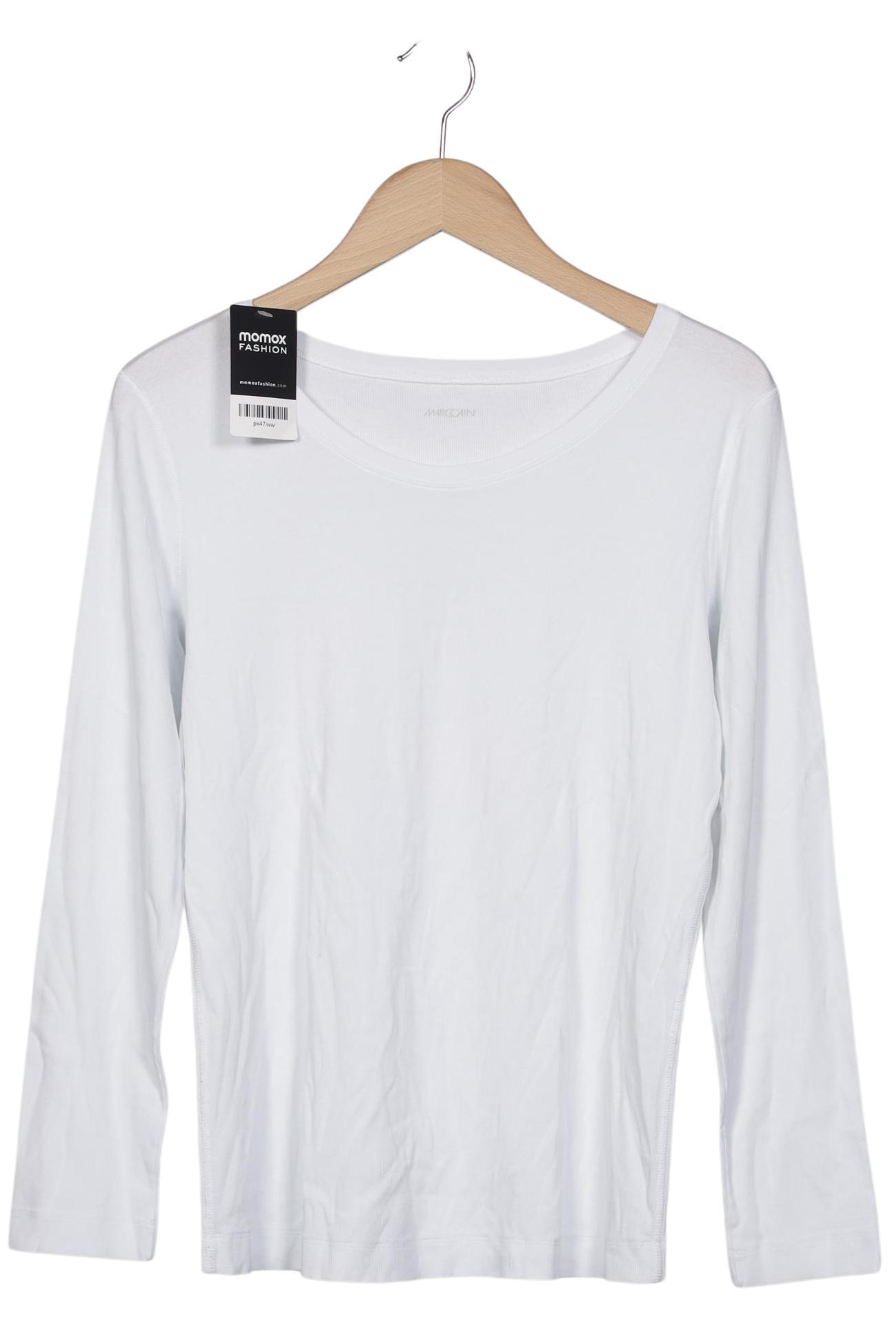 

Marc Cain Damen Langarmshirt, weiß, Gr. 38