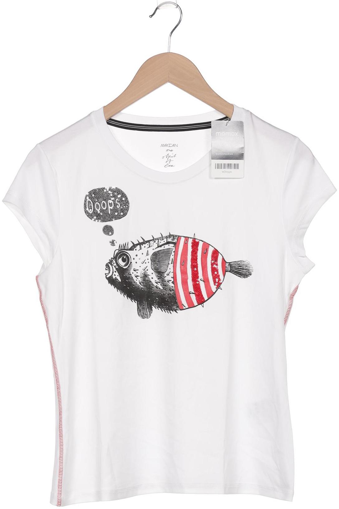 

Marc Cain Damen T-Shirt, weiß, Gr. 36