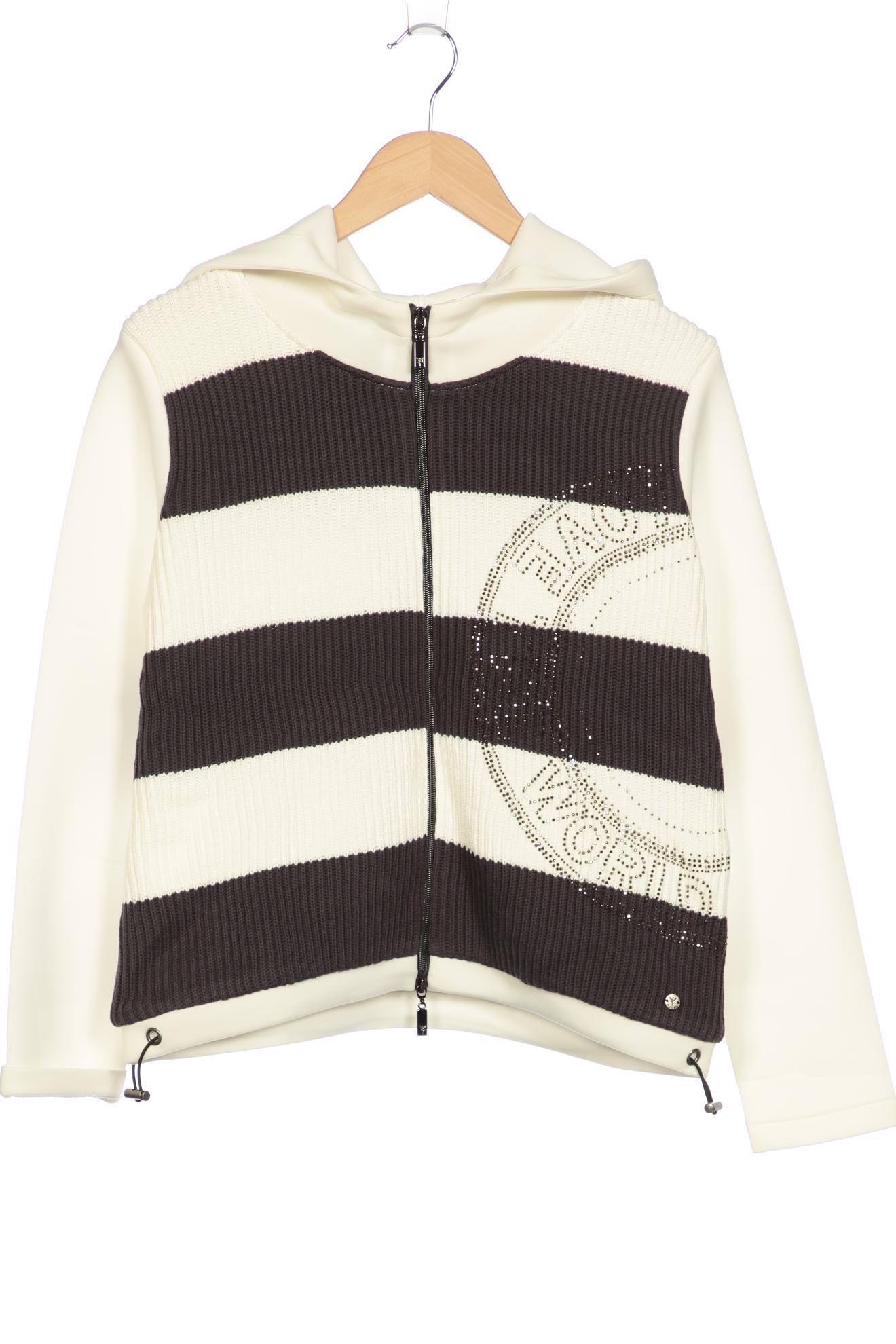 

Marc Cain Damen Strickjacke, weiß, Gr. 36