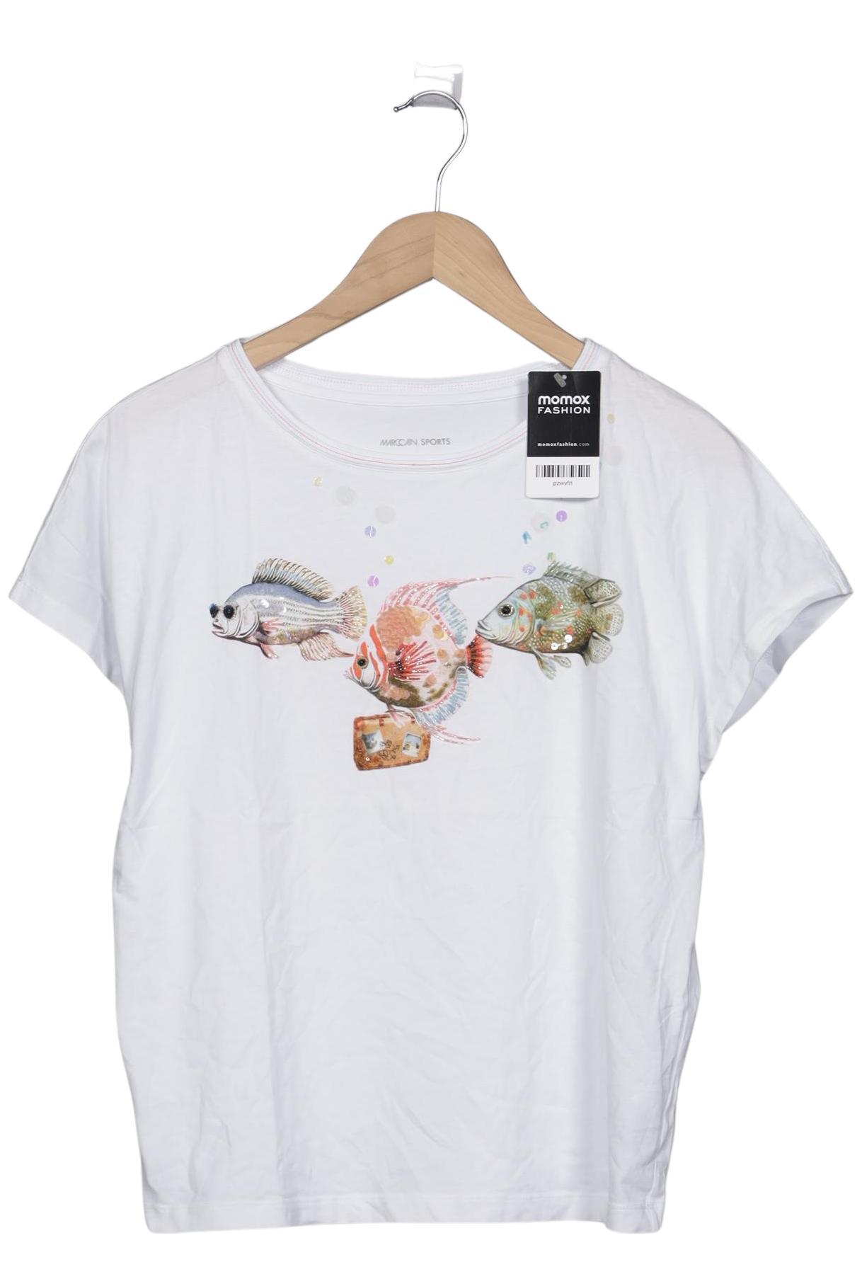 

Marc Cain Damen T-Shirt, weiß, Gr. 38