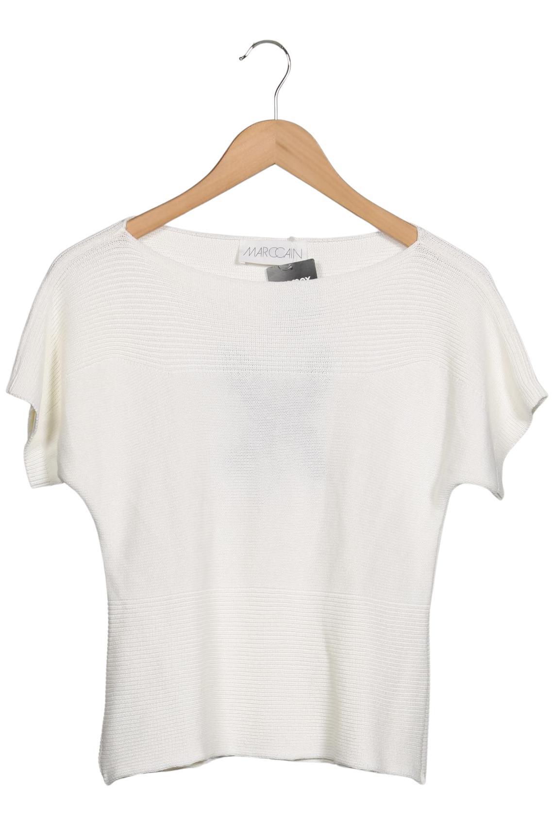 

Marc Cain Damen Pullover, weiß, Gr. 38