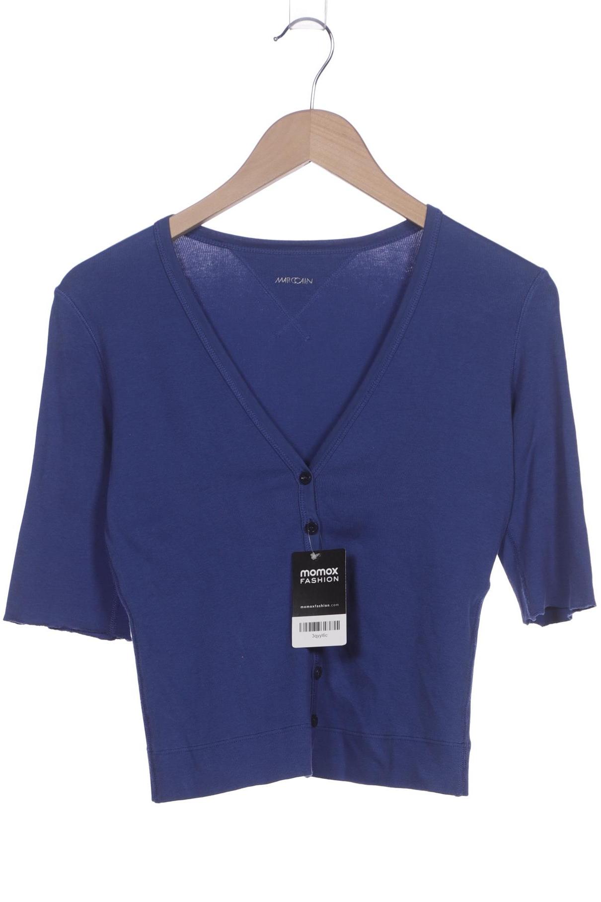 

Marc Cain Damen Strickjacke, blau, Gr. 38