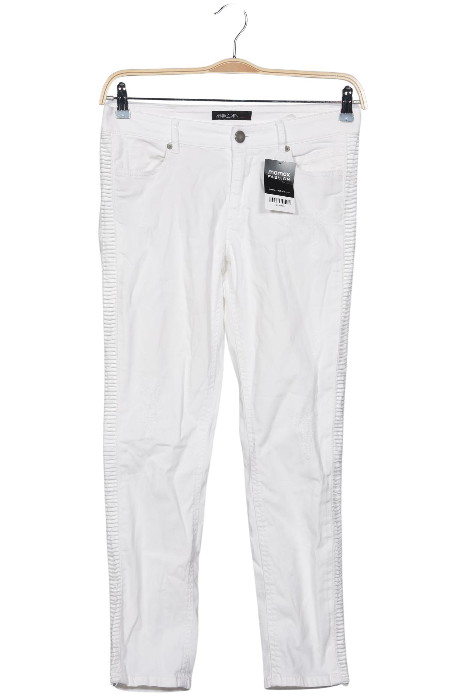 Thumbnail - Marc Cain Damen Jeans, weiß, Gr. 38