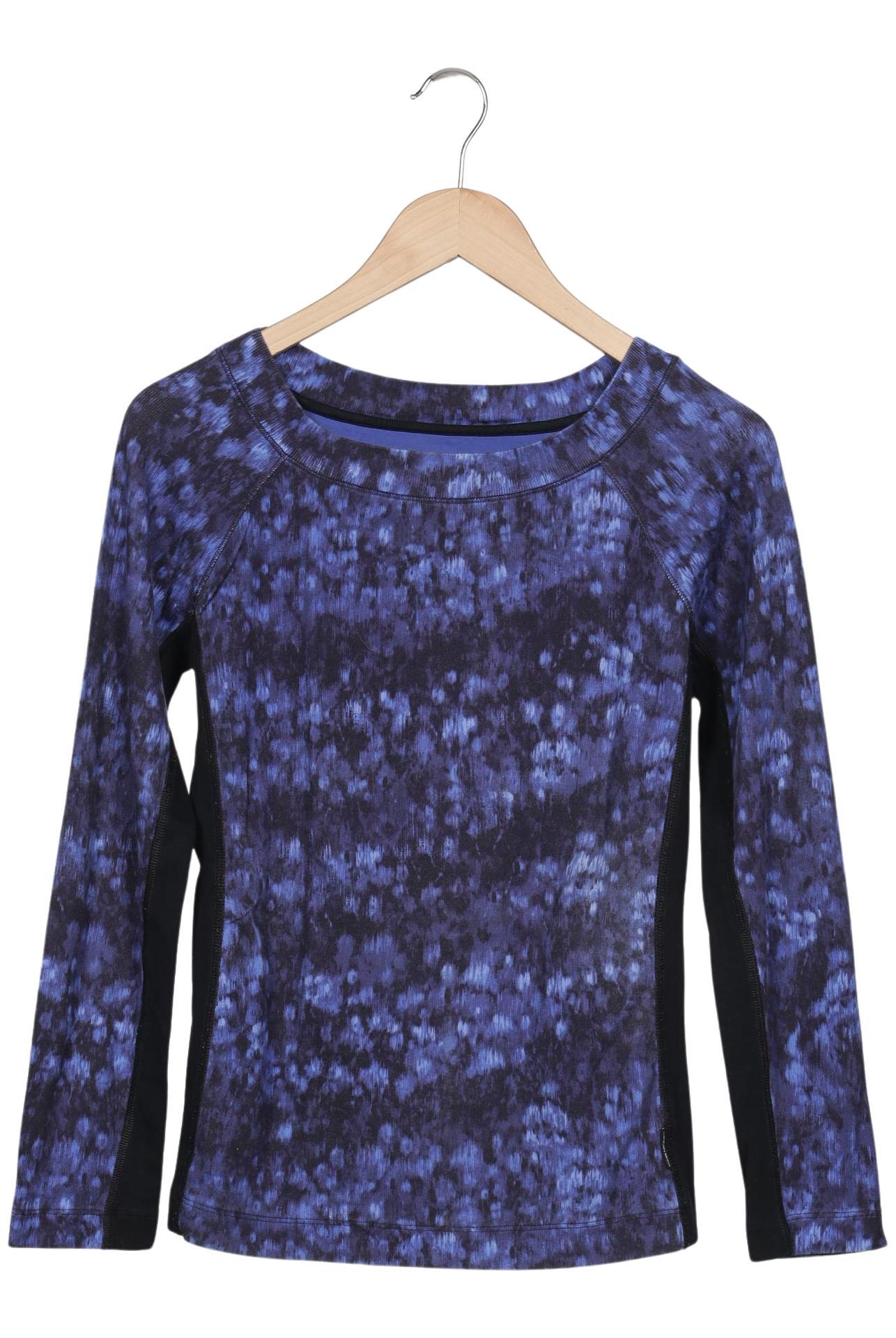 

Marc Cain Damen Langarmshirt, blau, Gr. 40