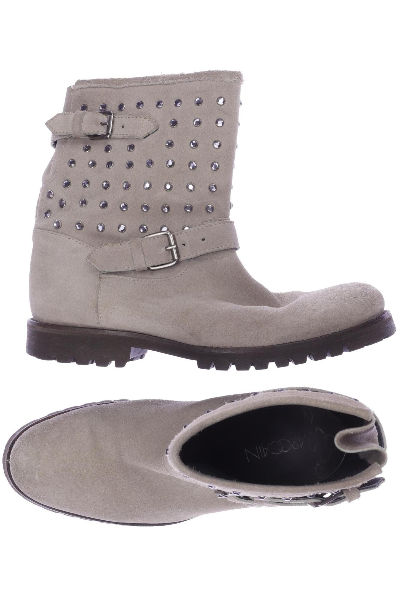 

Marc Cain Damen Stiefelette, beige, Gr. 39