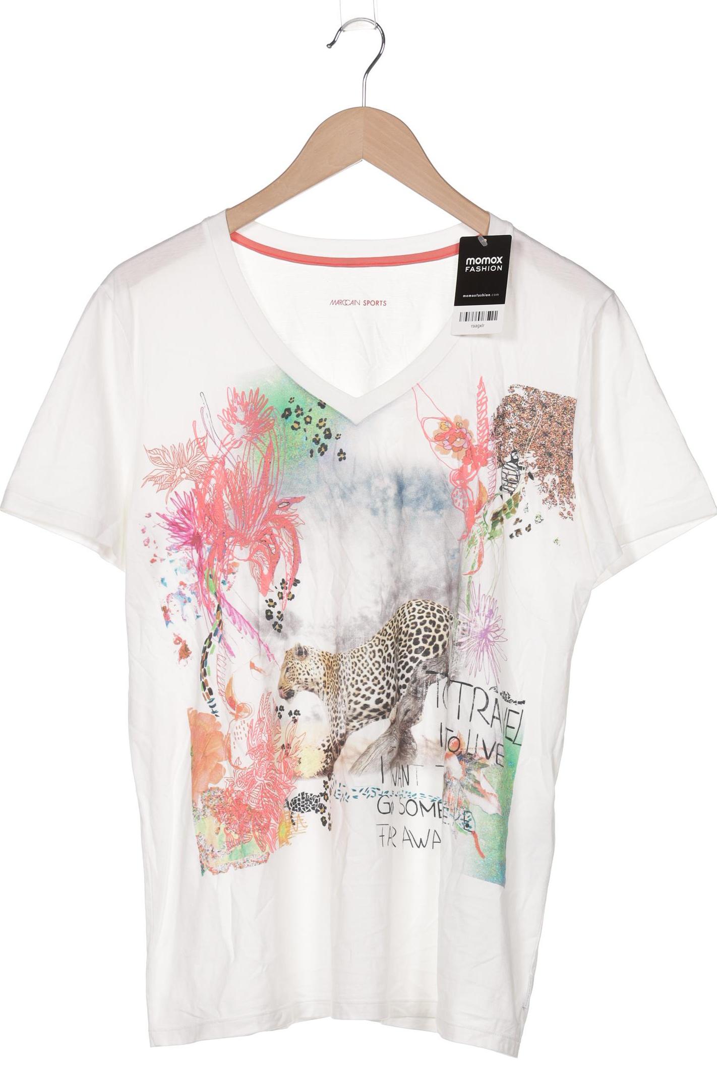 

Marc Cain Damen T-Shirt, cremeweiß, Gr. 42