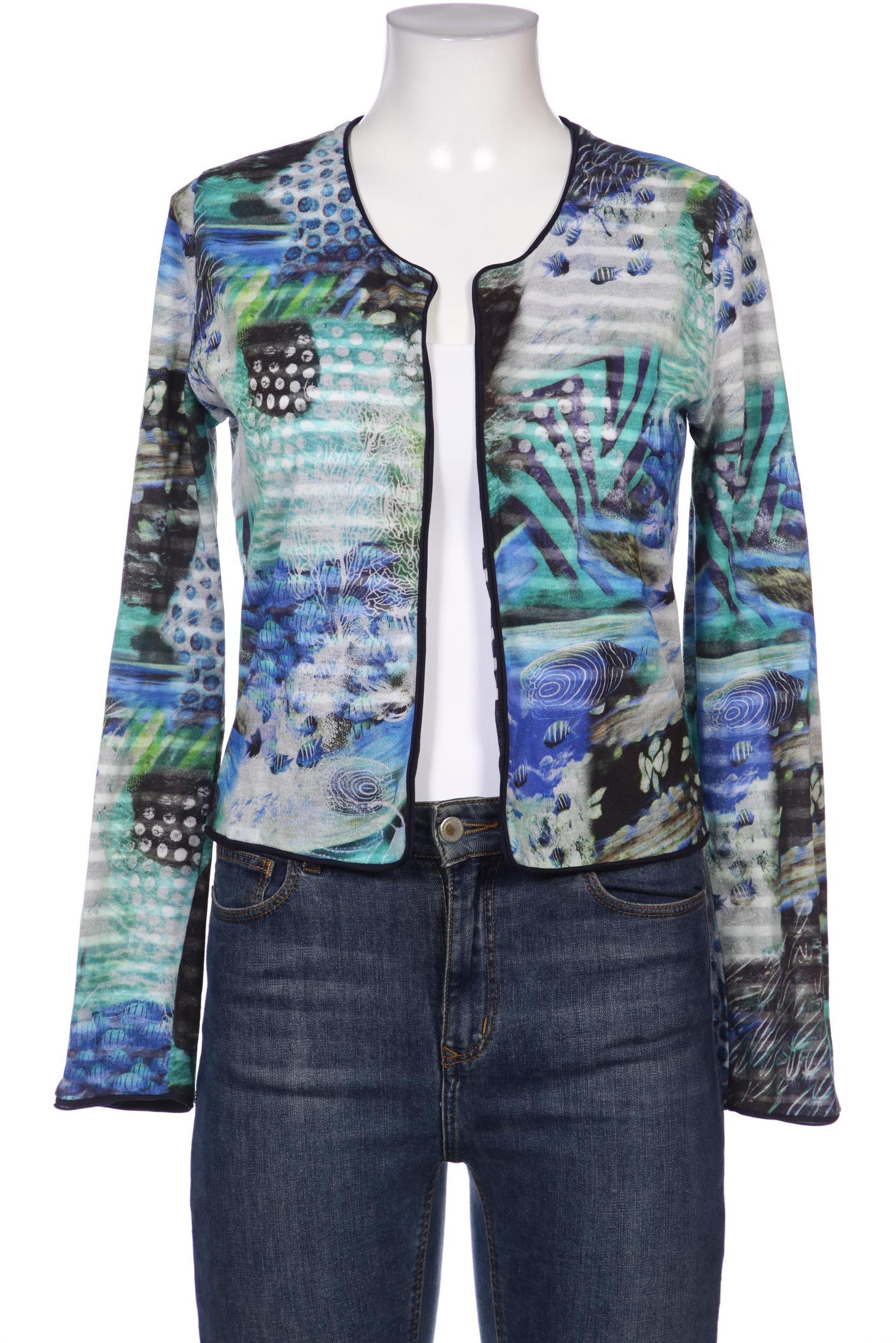 

Marc Cain Damen Strickjacke, blau, Gr. 38