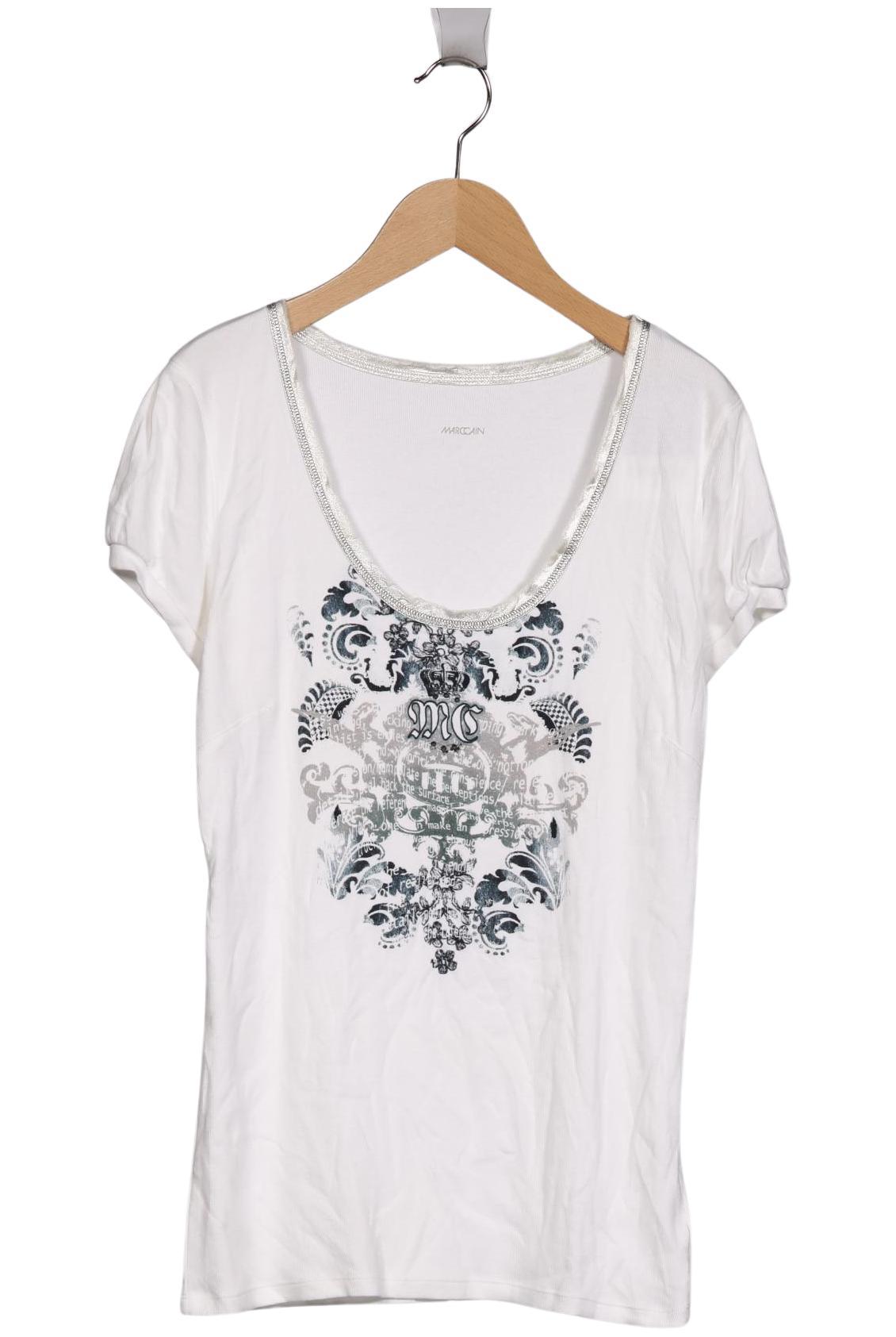 

Marc Cain Damen T-Shirt, weiß, Gr. 40