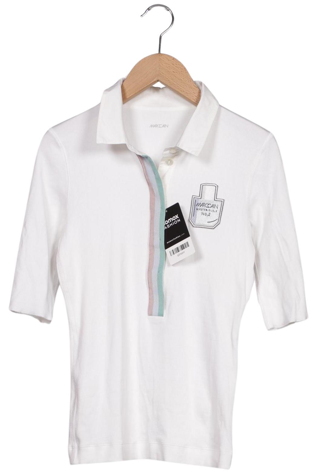 

Marc Cain Damen Poloshirt, weiß, Gr. 36