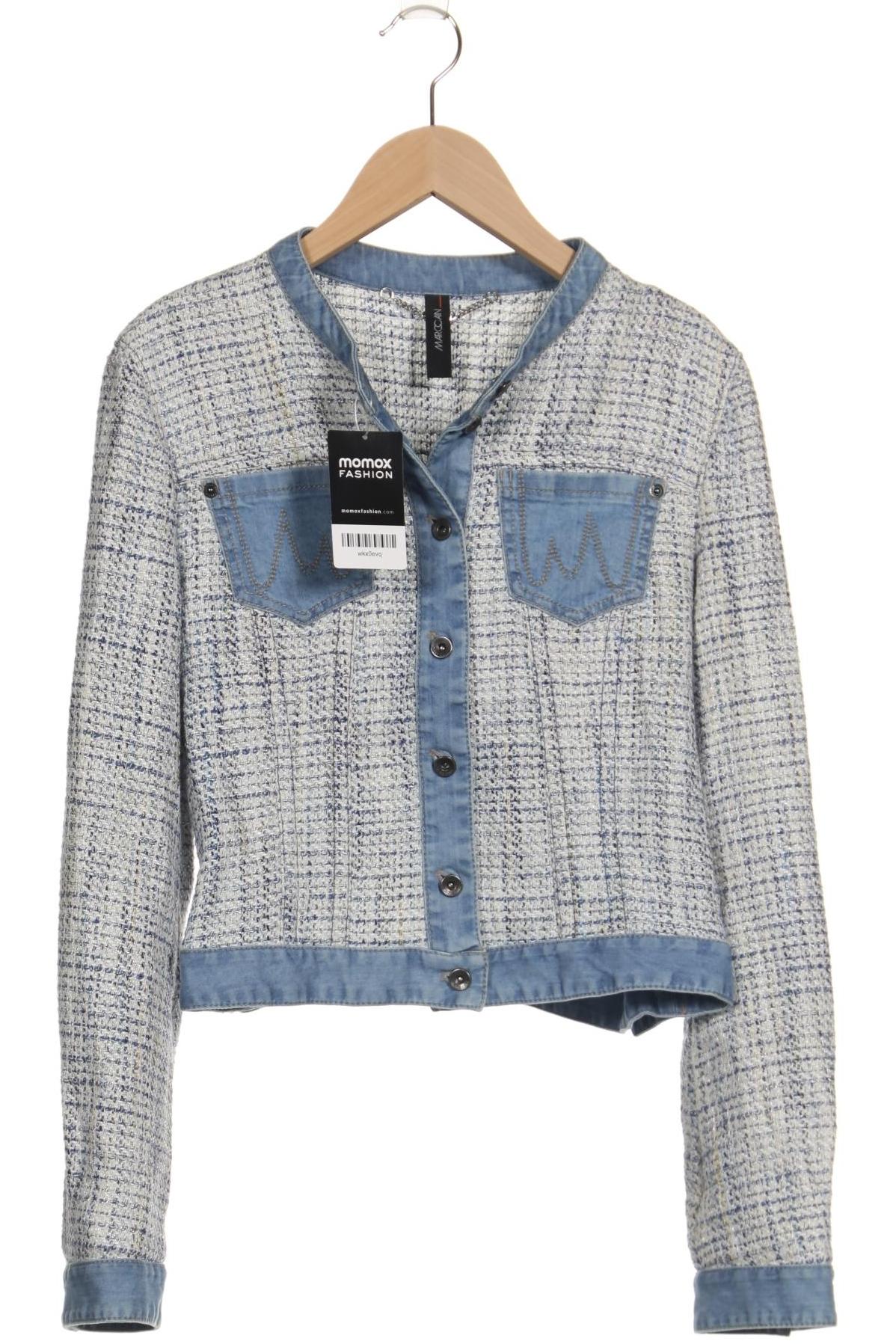 

Marc Cain Damen Jacke, blau, Gr. 40