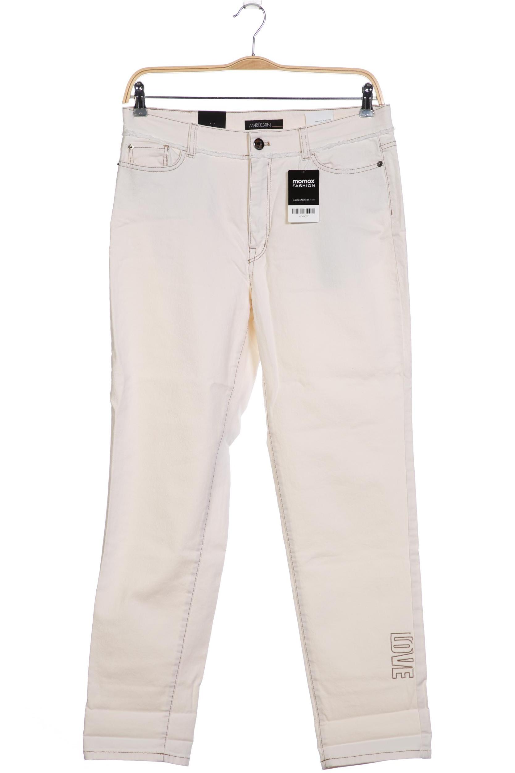 

Marc Cain Damen Jeans, cremeweiß, Gr. 42