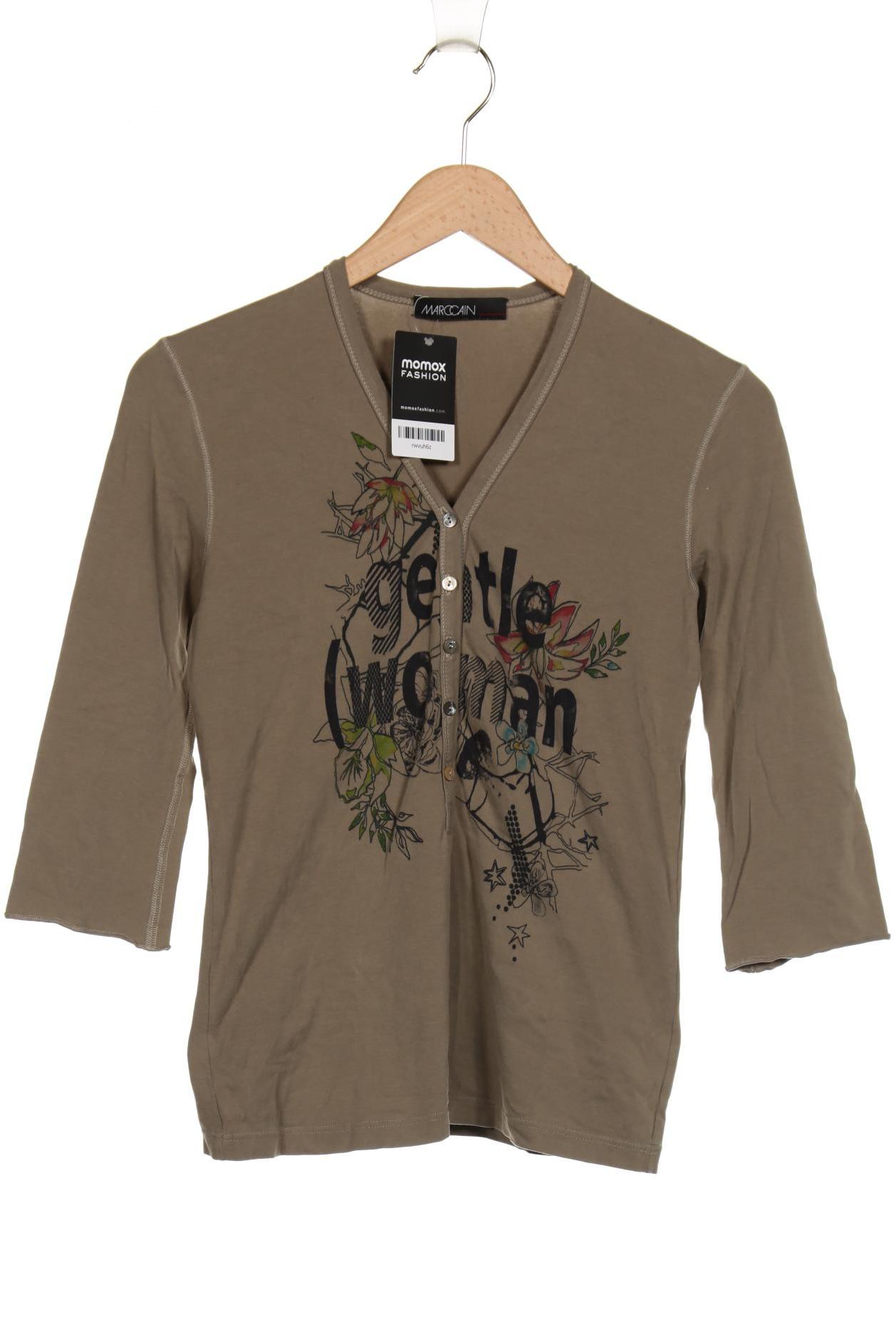 

Marc Cain Damen Langarmshirt, grün, Gr. 36